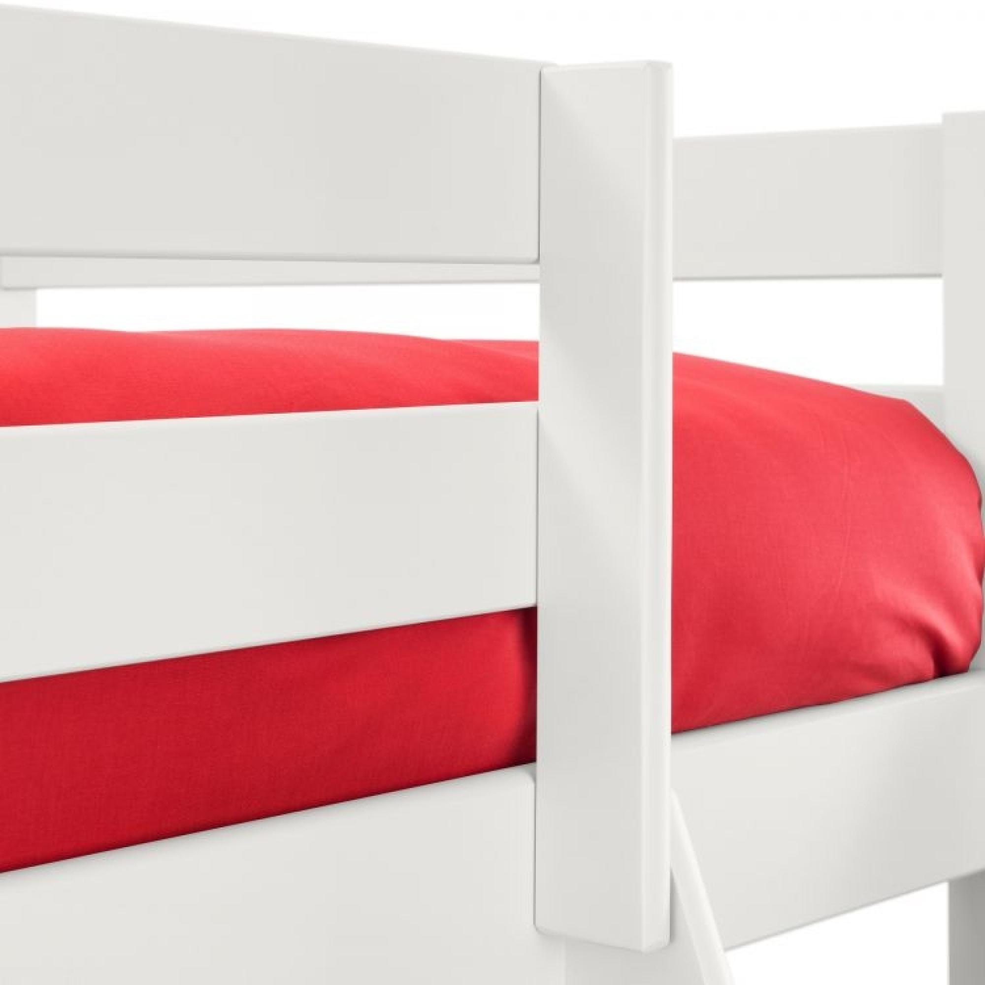 Product photograph of Merlin White Triple Sleeper Bunk Bed from Choice Furniture Superstore.