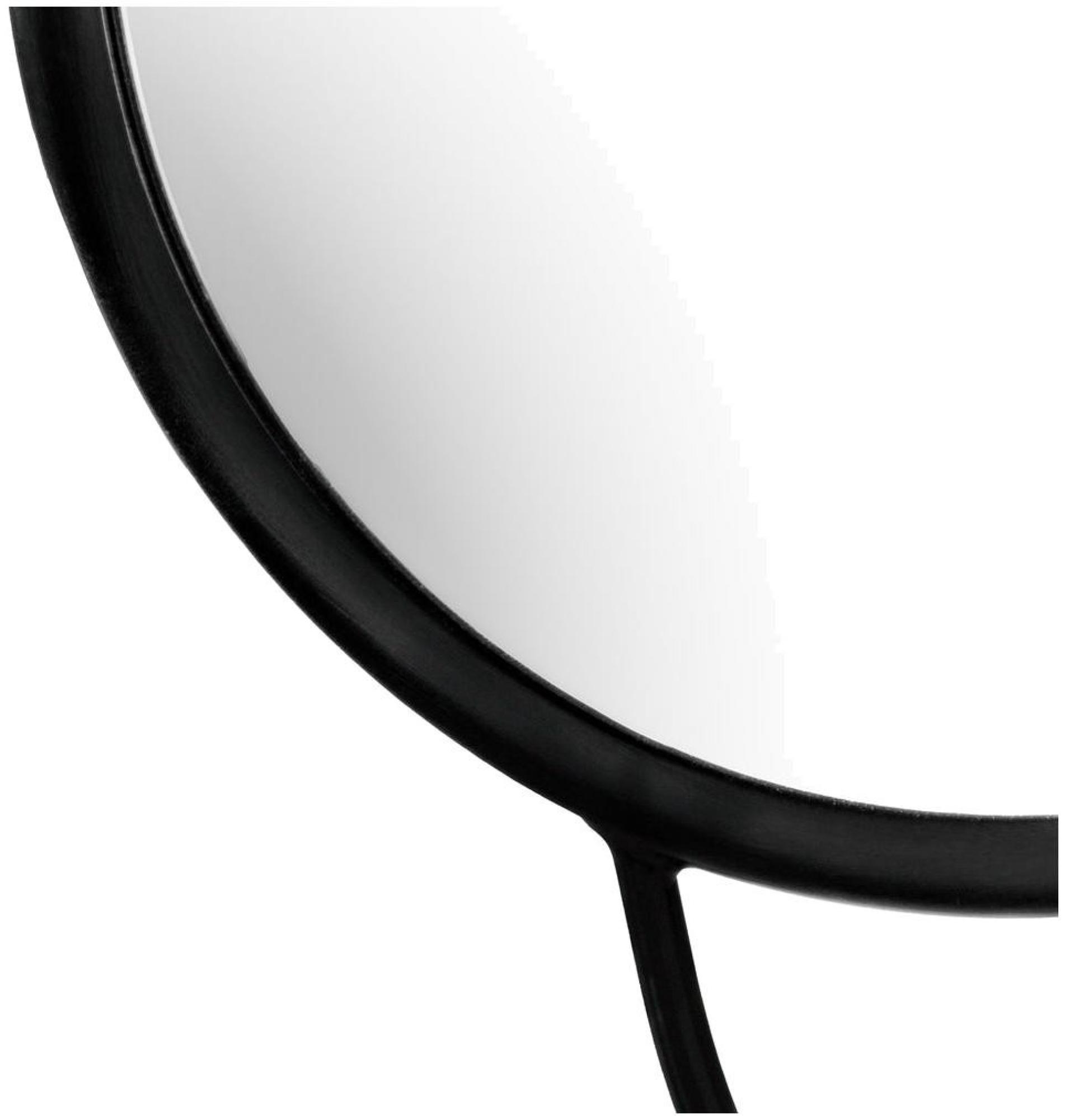 Product photograph of Yard Abstract Black Double Round Wall Mirror from Choice Furniture Superstore.