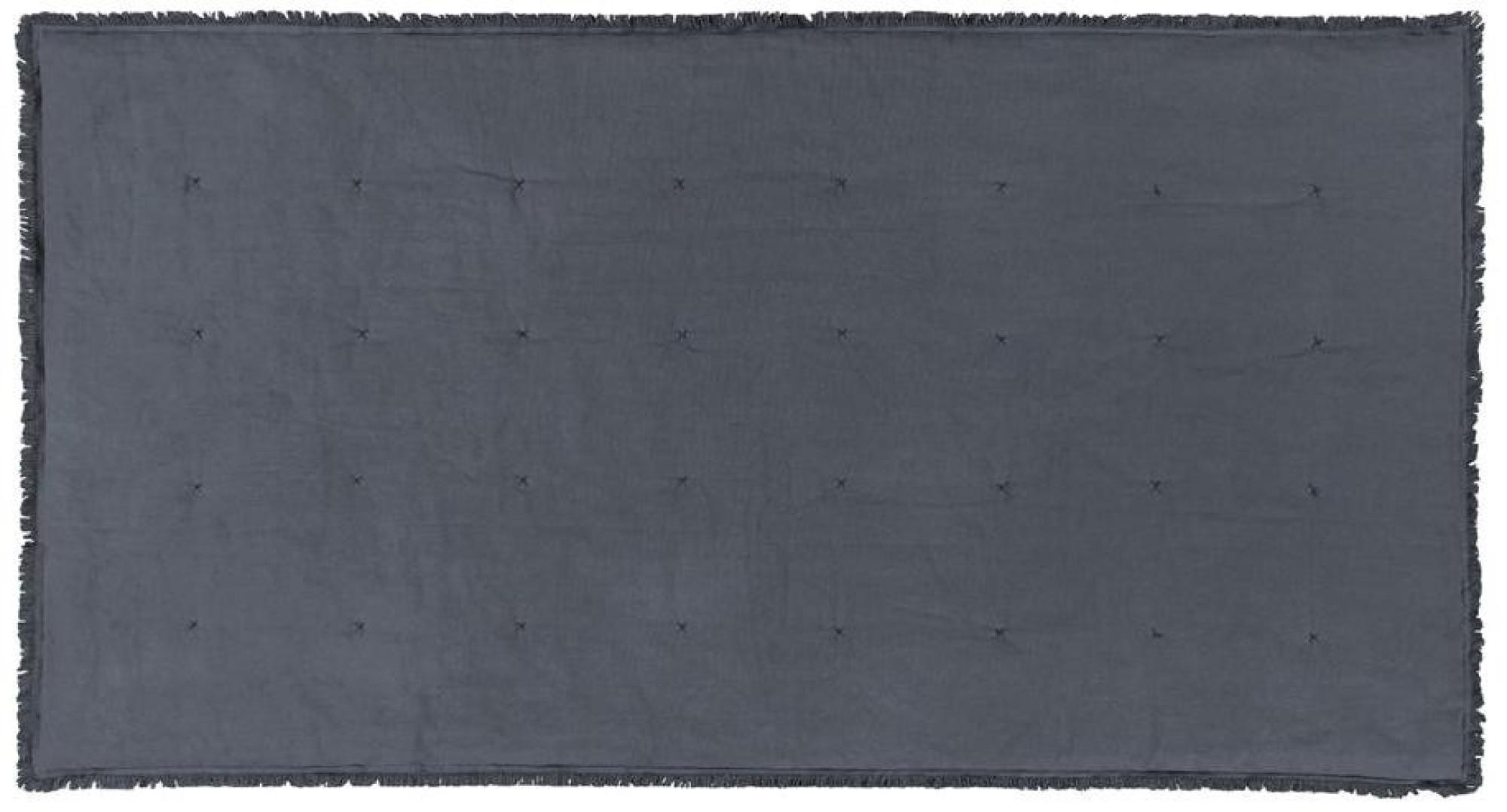 Product photograph of Yard Jaye Slate Velvet Filled Bedspread from Choice Furniture Superstore.