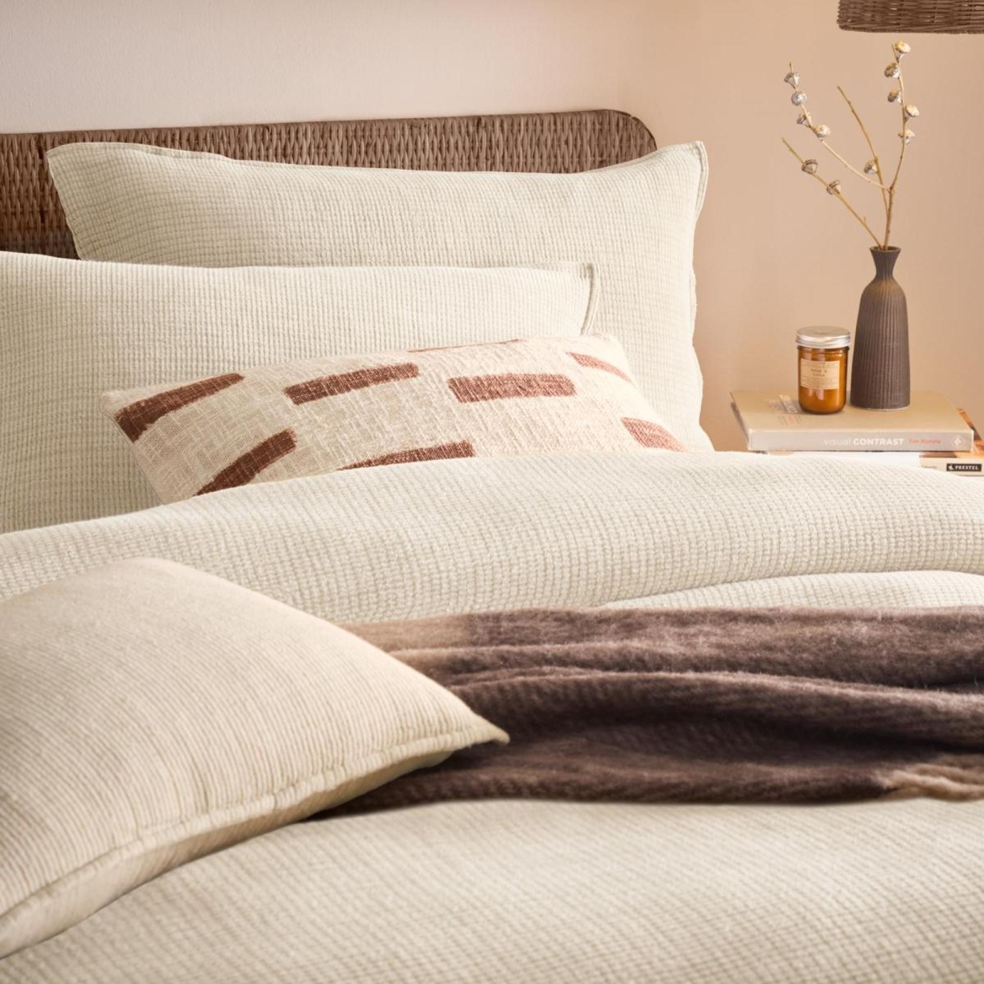 Product photograph of Yard Ribble Natural Acid Washed Duvet Cover Set from Choice Furniture Superstore.