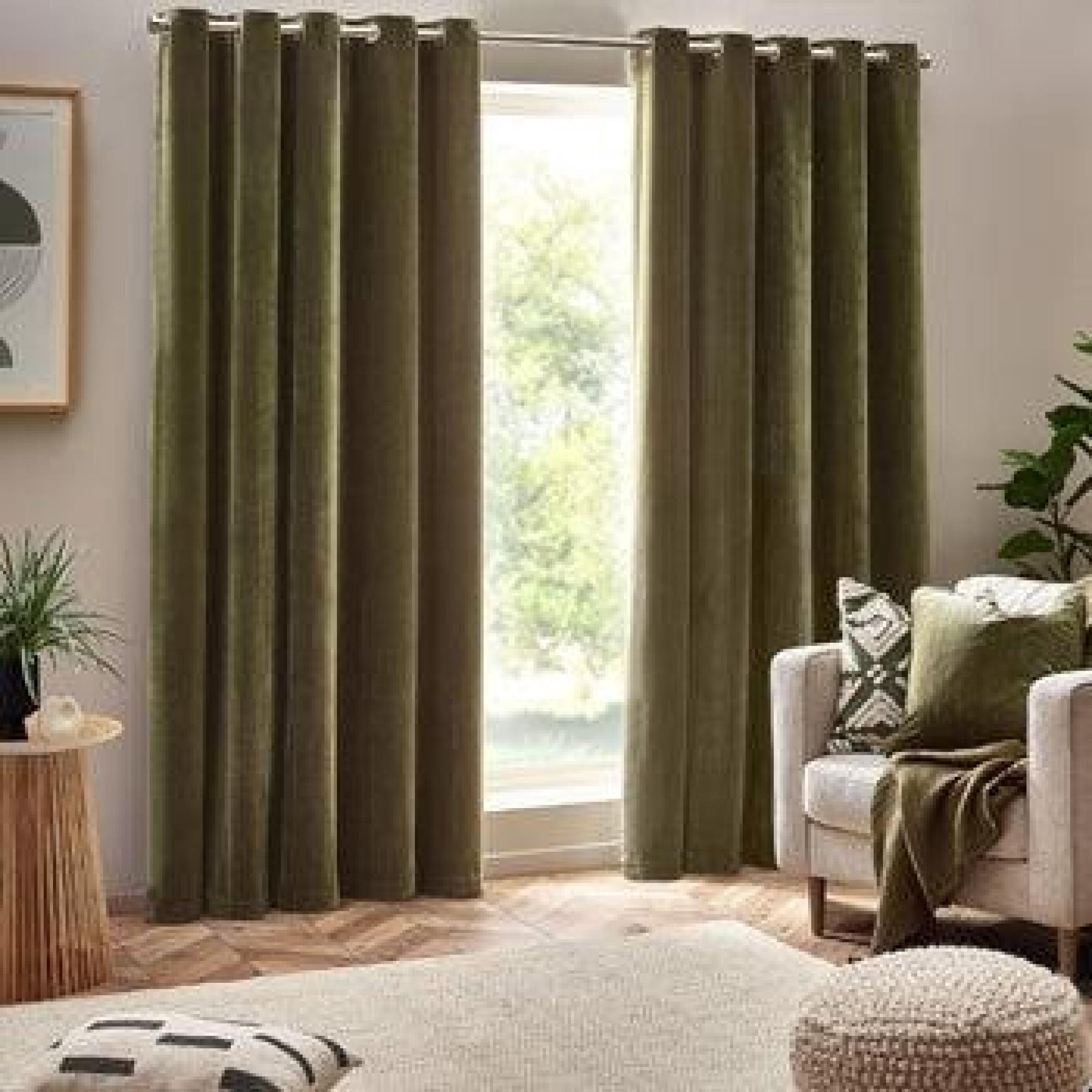 Product photograph of Yard Heavy Olive Chenille Fabric from Choice Furniture Superstore.
