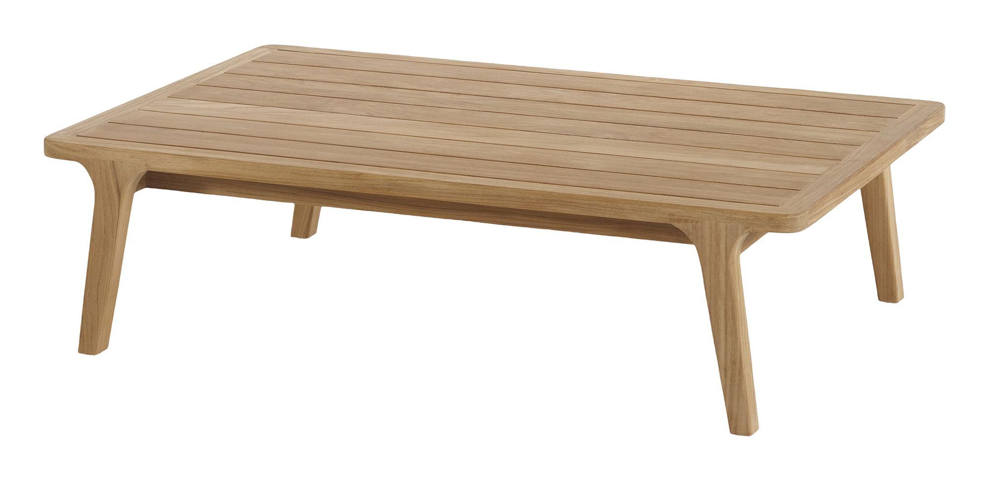 Product photograph of Skyline Flex Natural Teak Wood Outdoor Coffee Table from Choice Furniture Superstore.