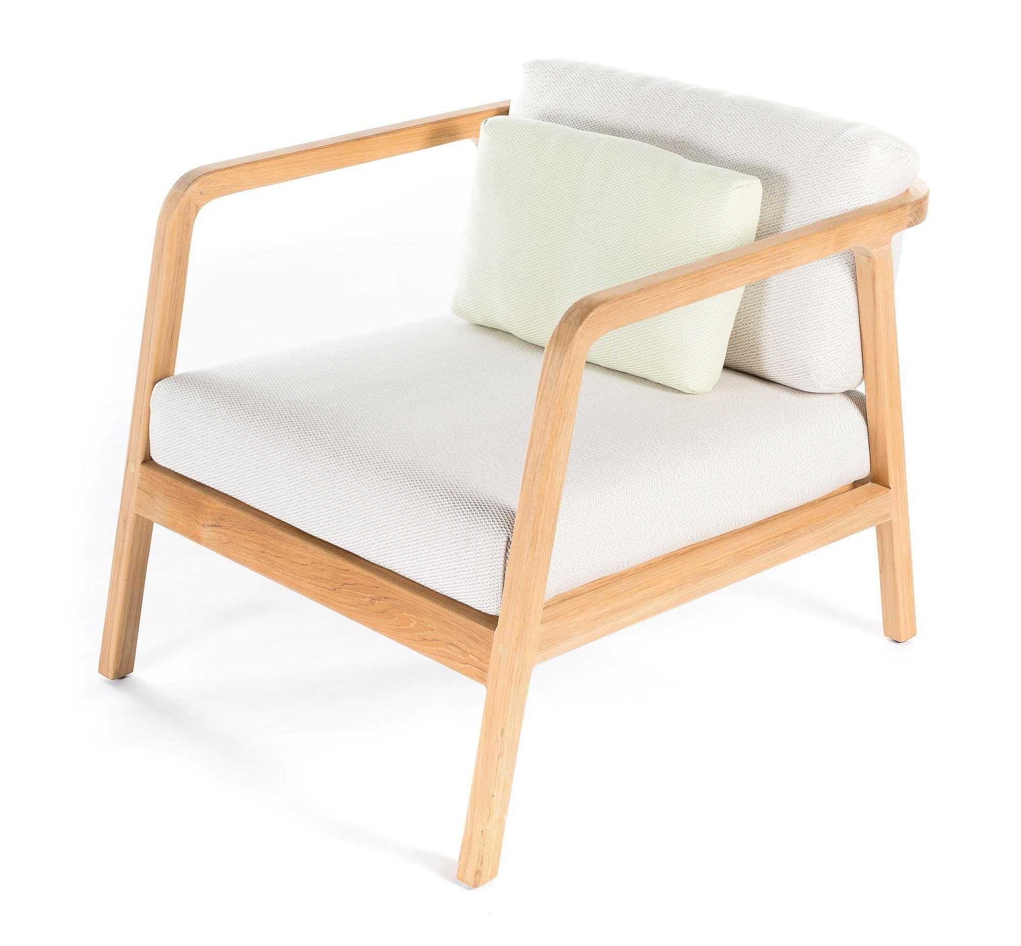 Product photograph of Skyline Flex Natural Teak Wood Outdoor Armchair from Choice Furniture Superstore.