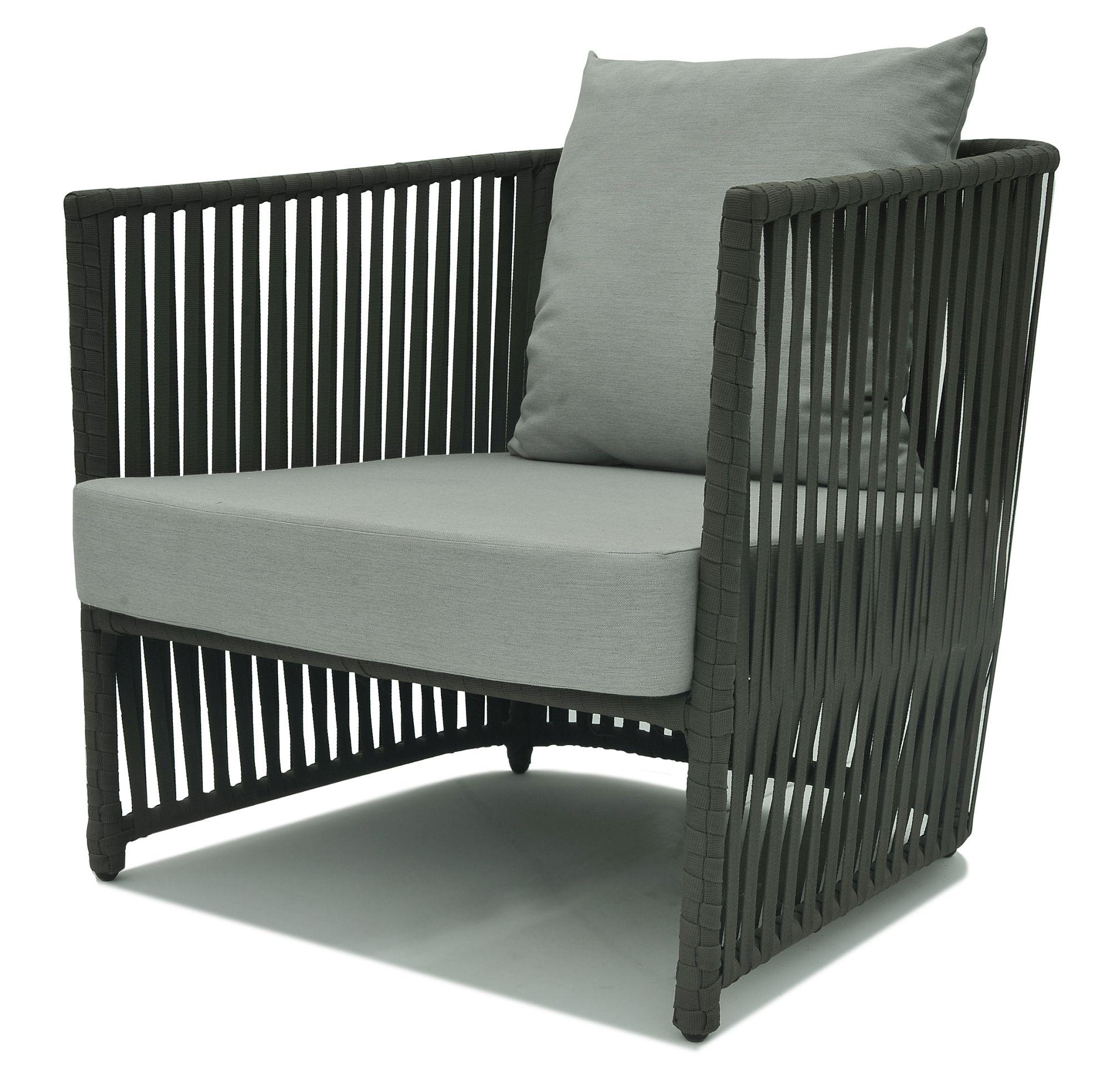 Product photograph of Skyline Milano Dark Grey Outdoor Armchair from Choice Furniture Superstore.