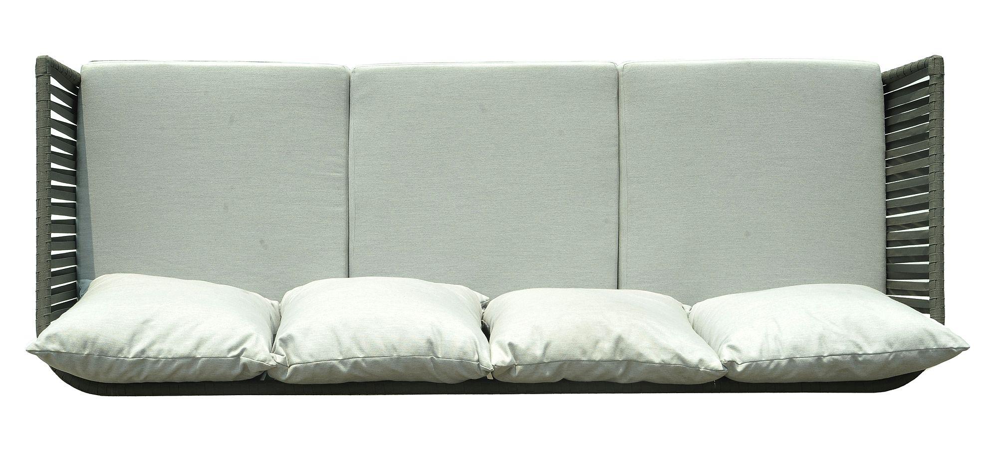 Product photograph of Skyline Milano Dark Grey Outdoor 3 Seater Sofa from Choice Furniture Superstore.