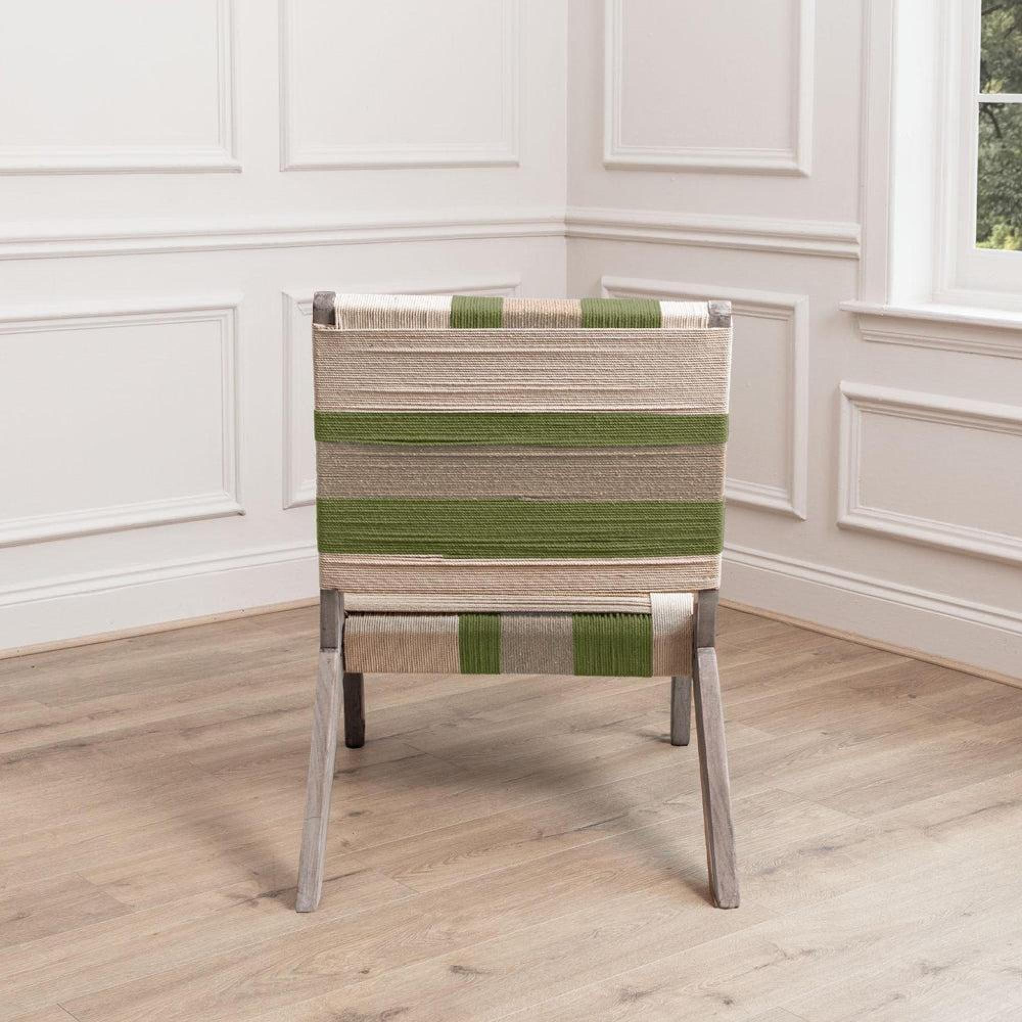 Product photograph of Voyage Maison Ballari Olive Woven Chair from Choice Furniture Superstore.