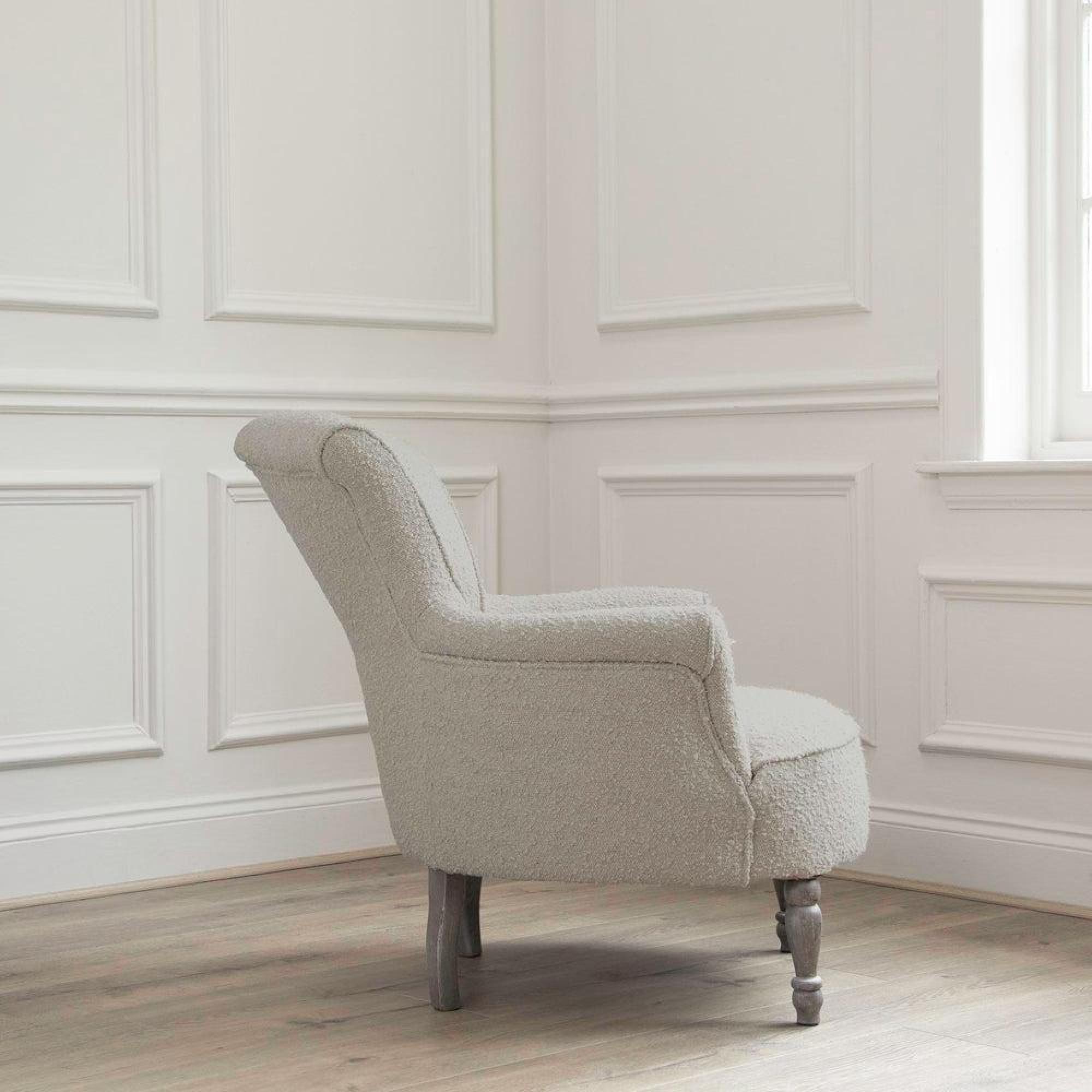 Product photograph of Voyage Maison Bobble Cream Camilla Armchair from Choice Furniture Superstore.