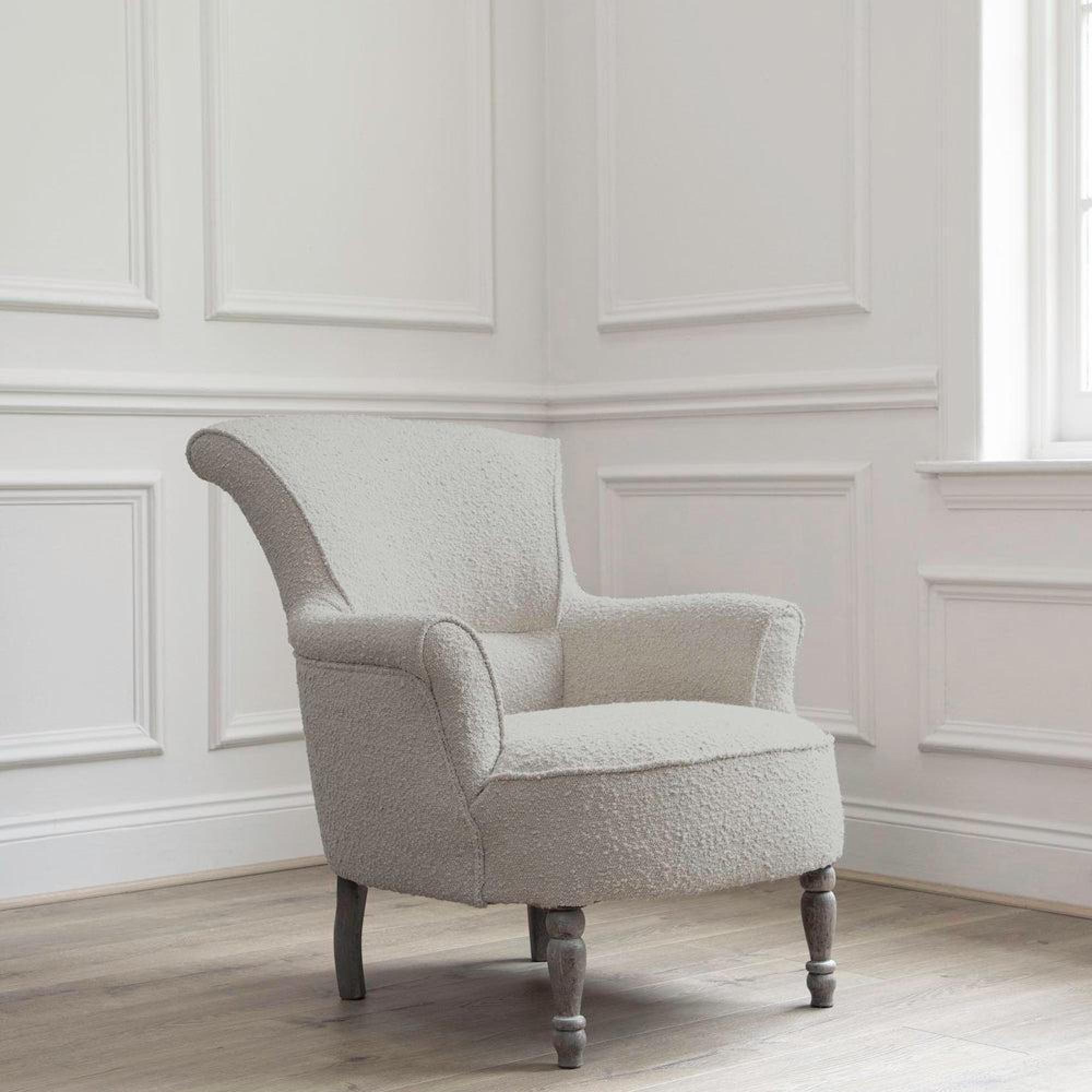 Product photograph of Voyage Maison Bobble Cream Camilla Armchair from Choice Furniture Superstore.