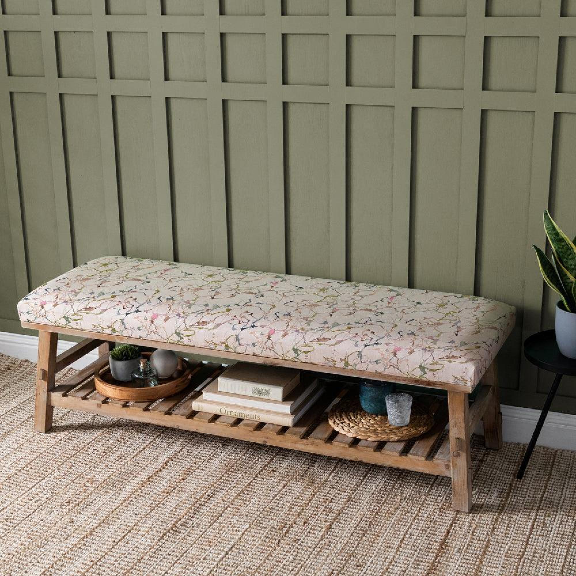 Product photograph of Voyage Maison Carrara Meadow Rupert Bench from Choice Furniture Superstore.