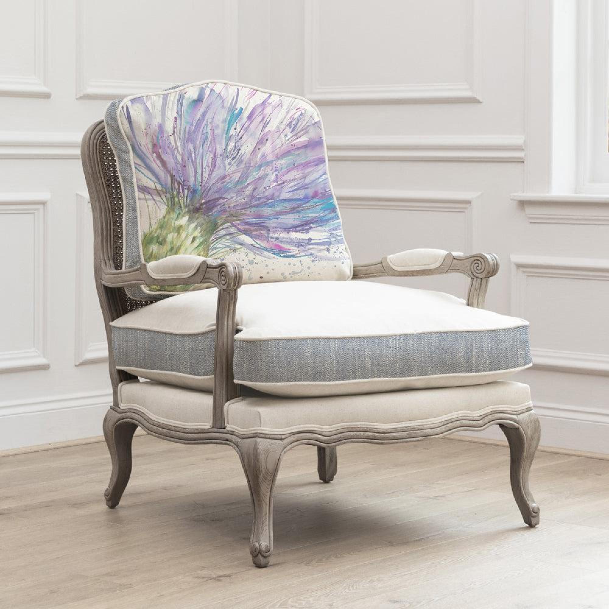 Product photograph of Voyage Maison Expressive Thistle Florence Stone Armchair from Choice Furniture Superstore.