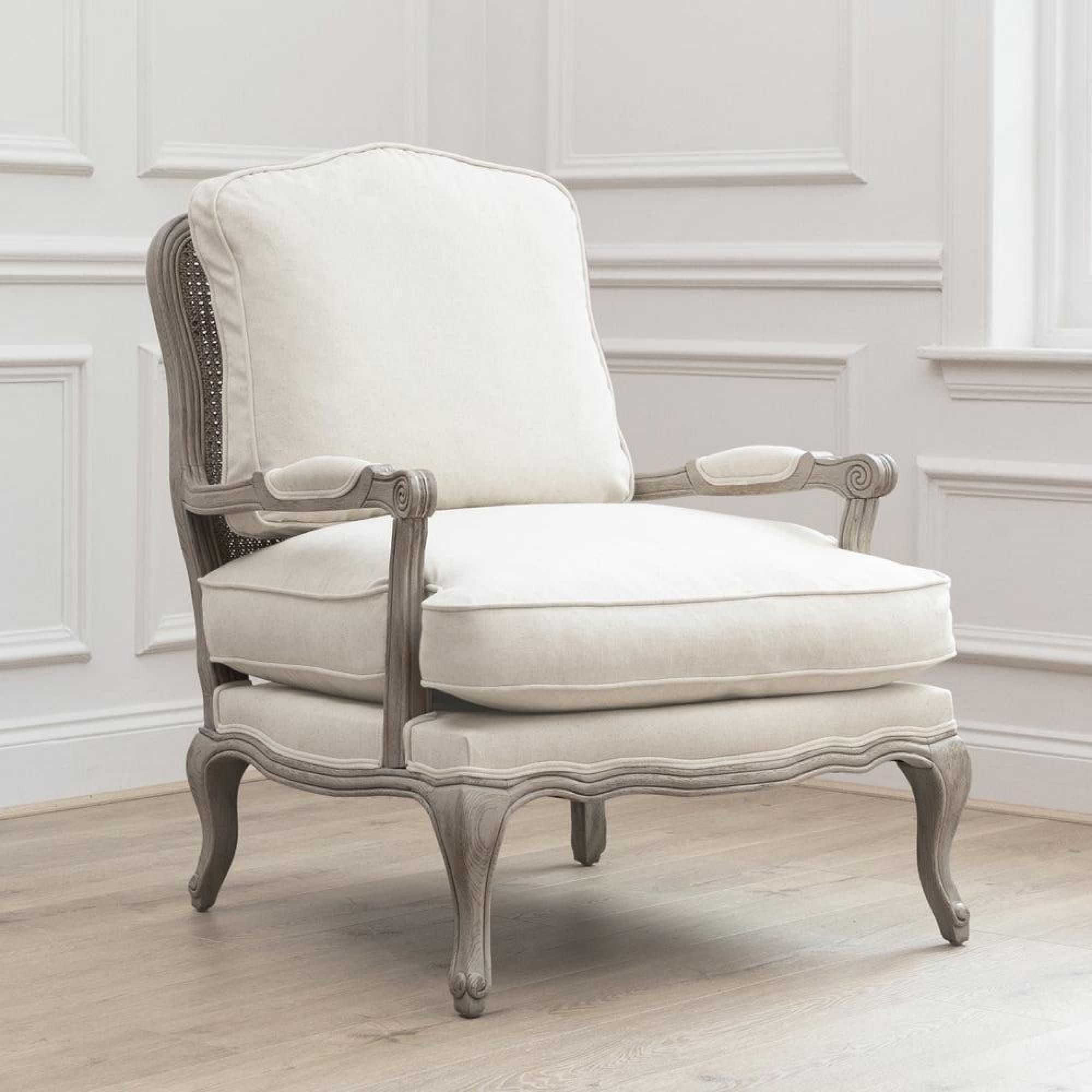 Product photograph of Voyage Maison Florence Stone Armchair from Choice Furniture Superstore.