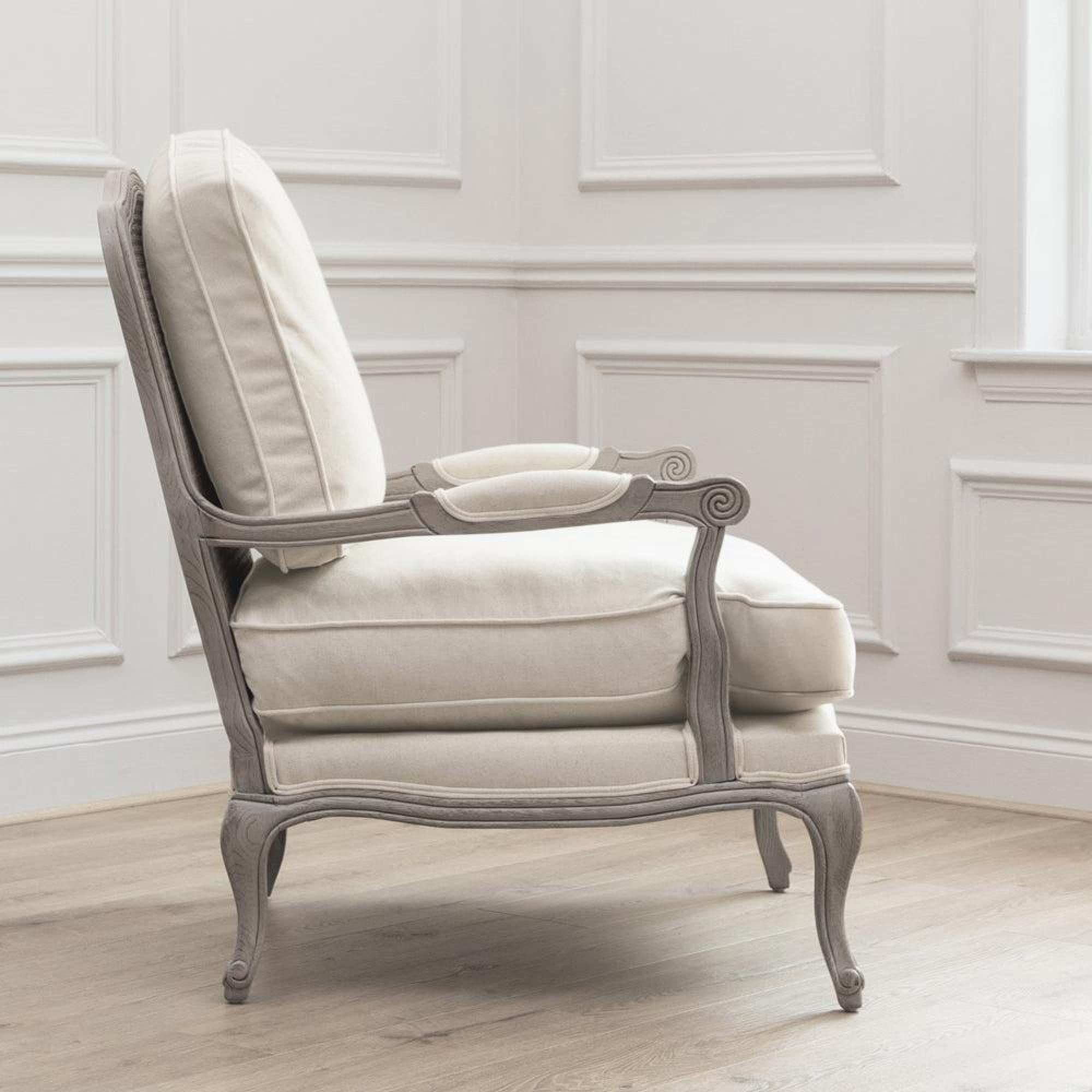 Product photograph of Voyage Maison Florence Stone Armchair from Choice Furniture Superstore.