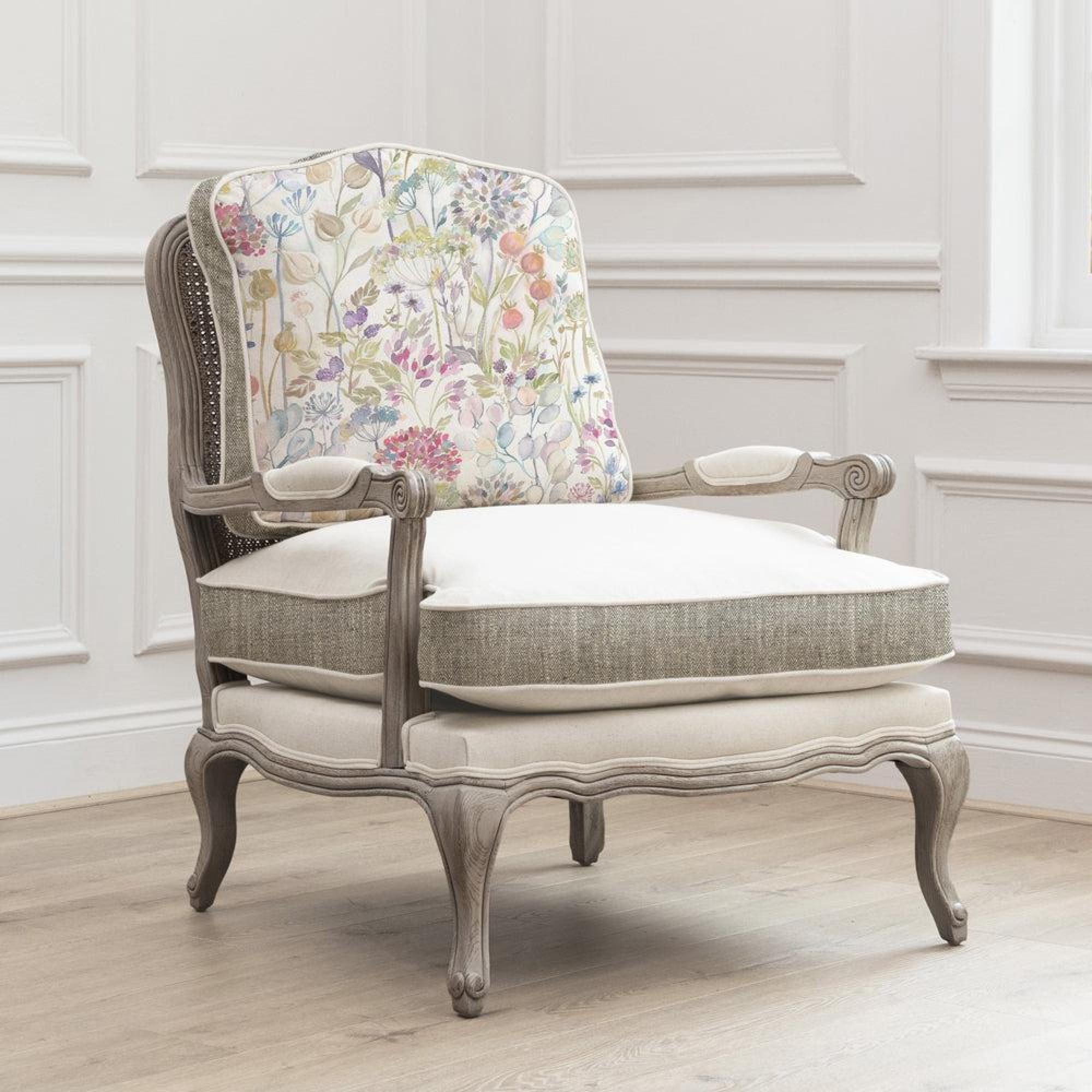 Product photograph of Voyage Maison Hedgerow Florence Stone Armchair from Choice Furniture Superstore.