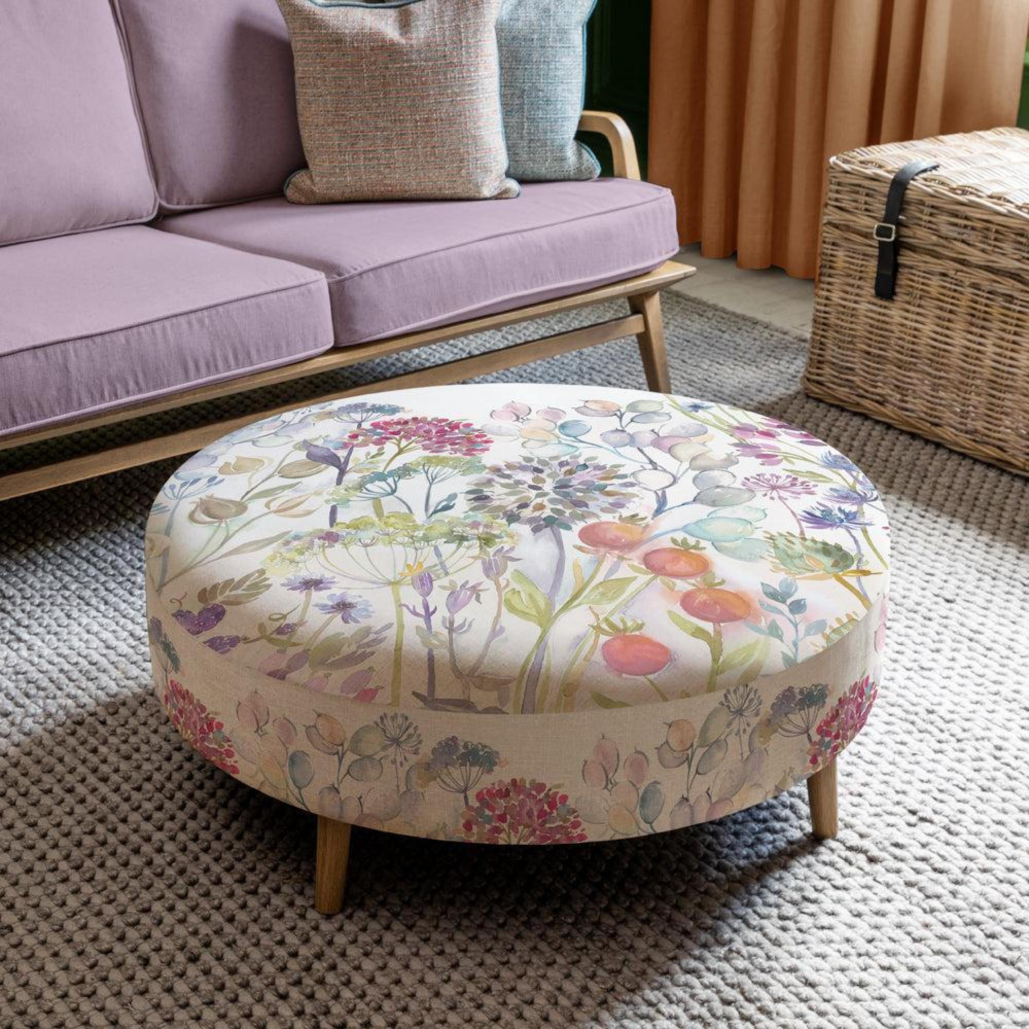 Product photograph of Voyage Maison Hedgerow Petra Large Footstool from Choice Furniture Superstore.