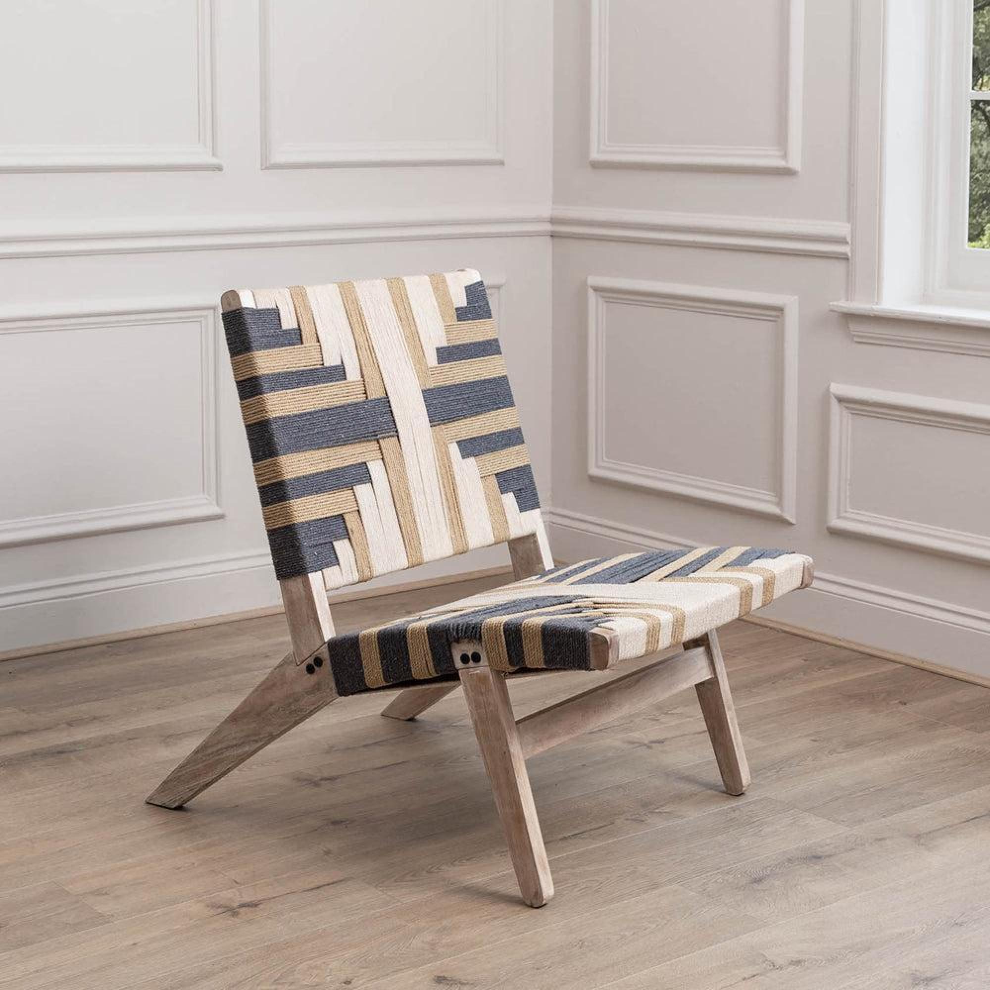 Product photograph of Voyage Maison Manali Greywash Mango Wood Chair from Choice Furniture Superstore.