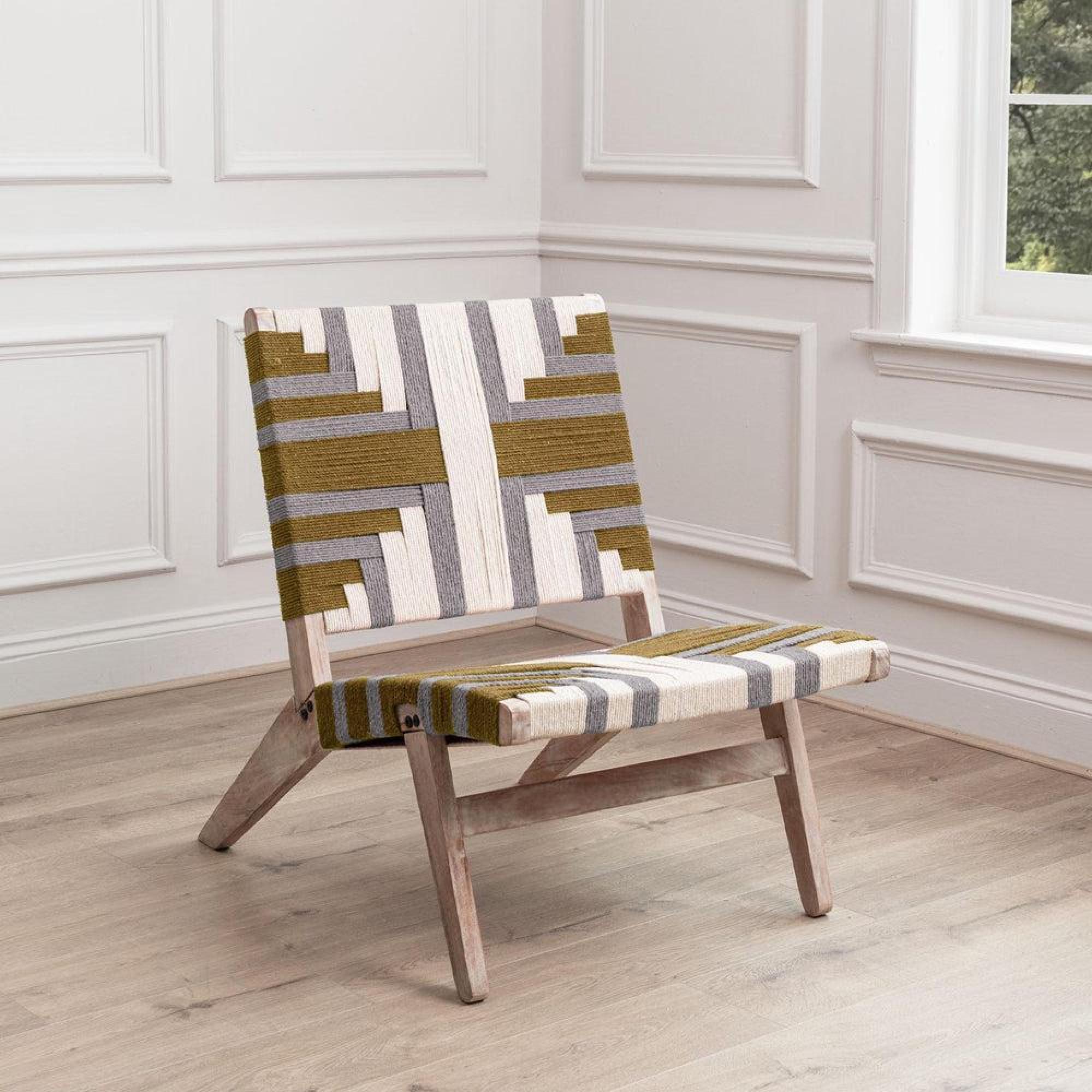 Product photograph of Voyage Maison Manali Mustard Mango Wood Chair from Choice Furniture Superstore.