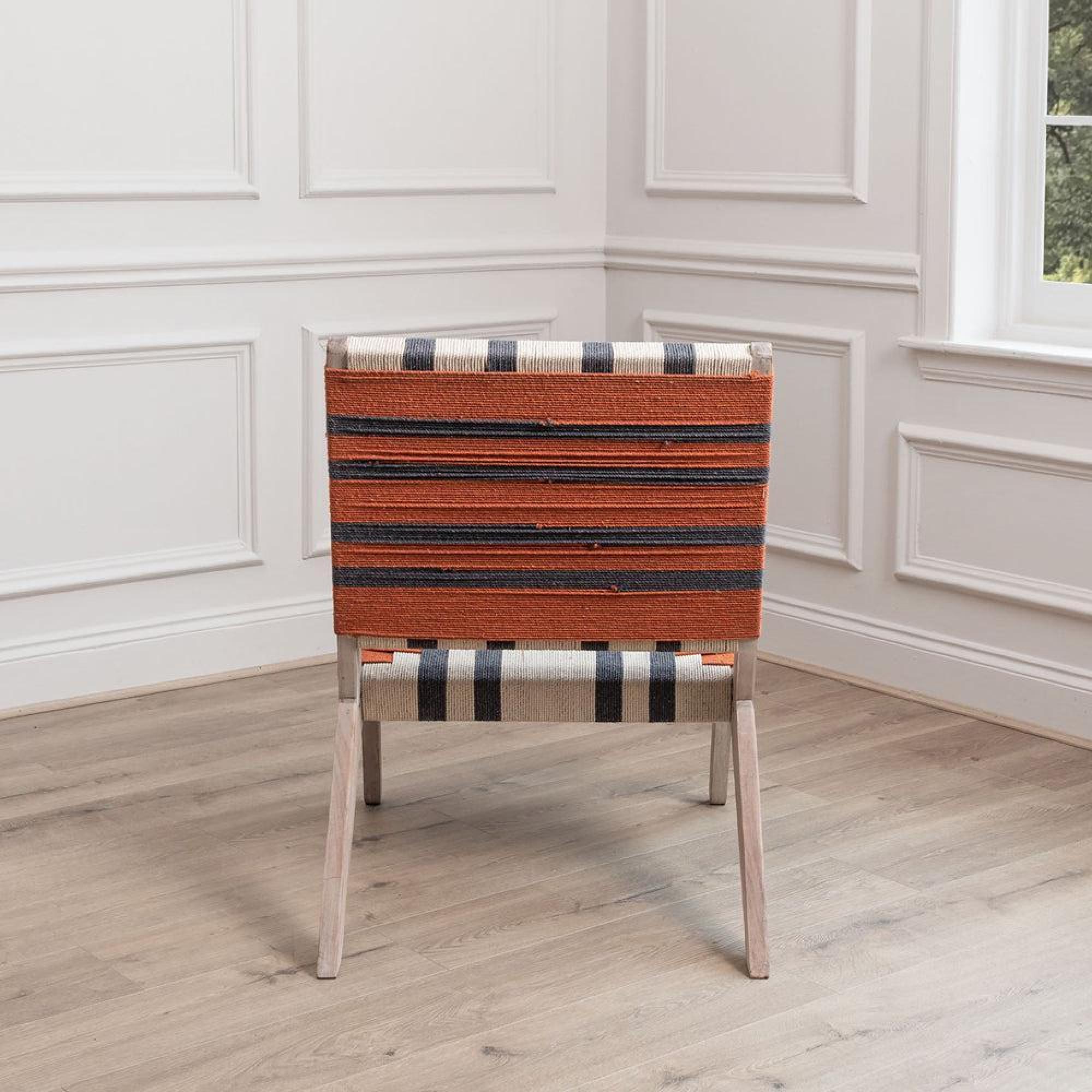 Product photograph of Voyage Maison Manali Orange Mango Wood Chair from Choice Furniture Superstore.