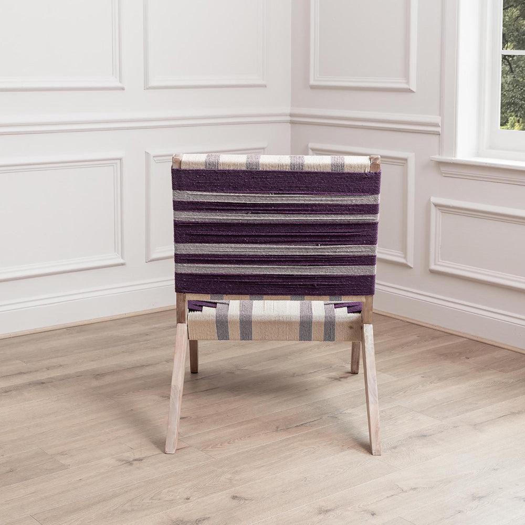 Product photograph of Voyage Maison Manali Plum Mango Wood Chair from Choice Furniture Superstore.