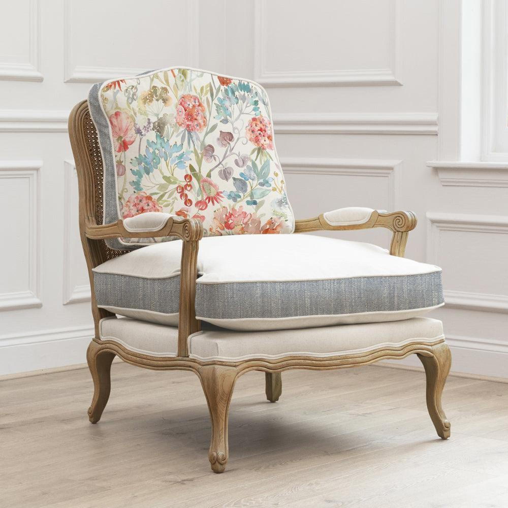 Product photograph of Voyage Maison Patrice Florence Cinnamon Oak Armchair from Choice Furniture Superstore.