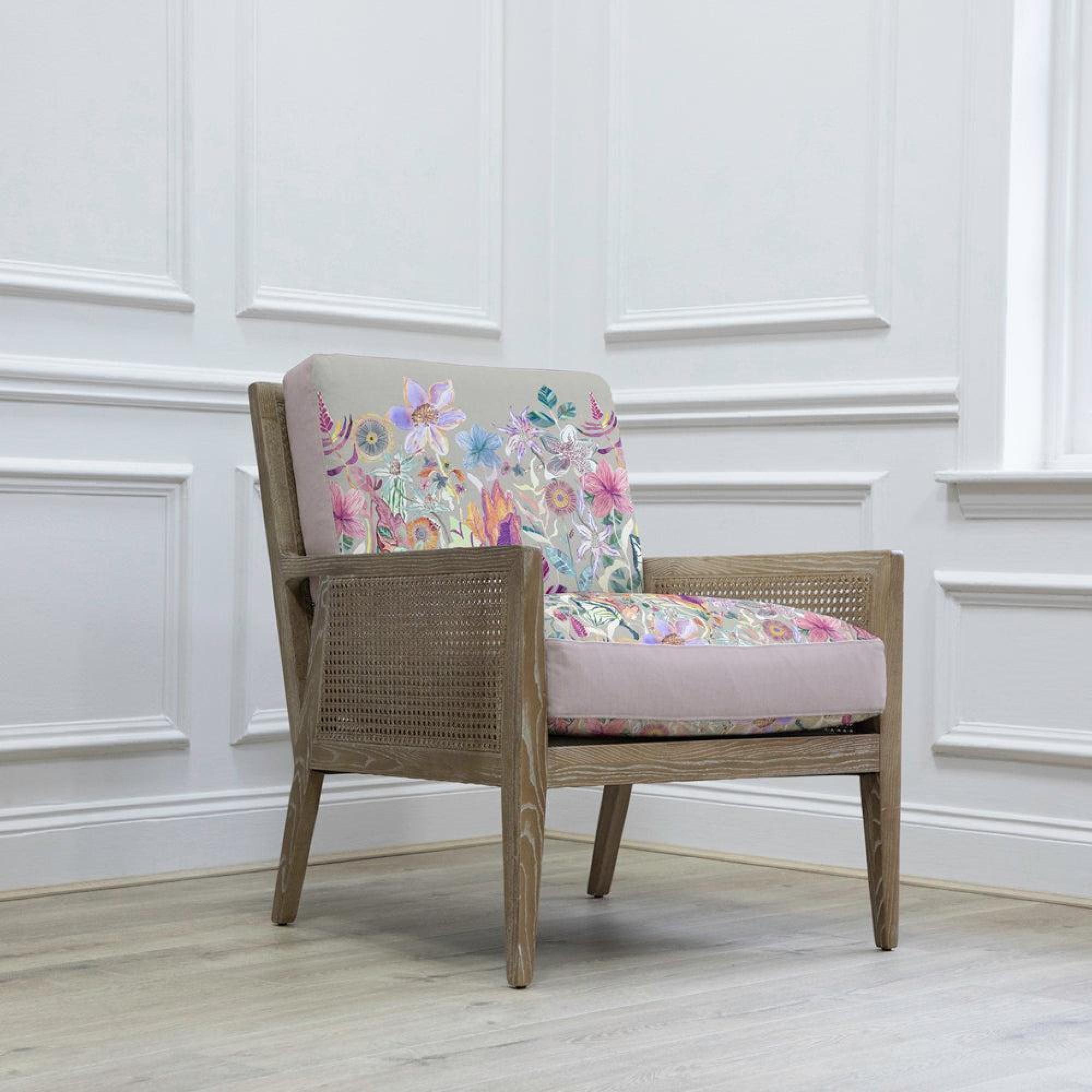 Product photograph of Voyage Maison Primrose Haze Kirsi Armchair from Choice Furniture Superstore.