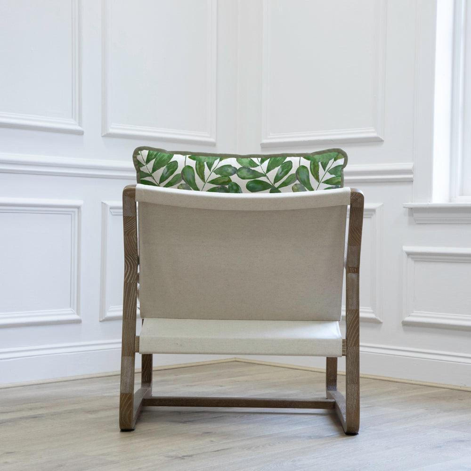 Product photograph of Voyage Maison Rowan Apple Solid Wood Elias Armchair from Choice Furniture Superstore.