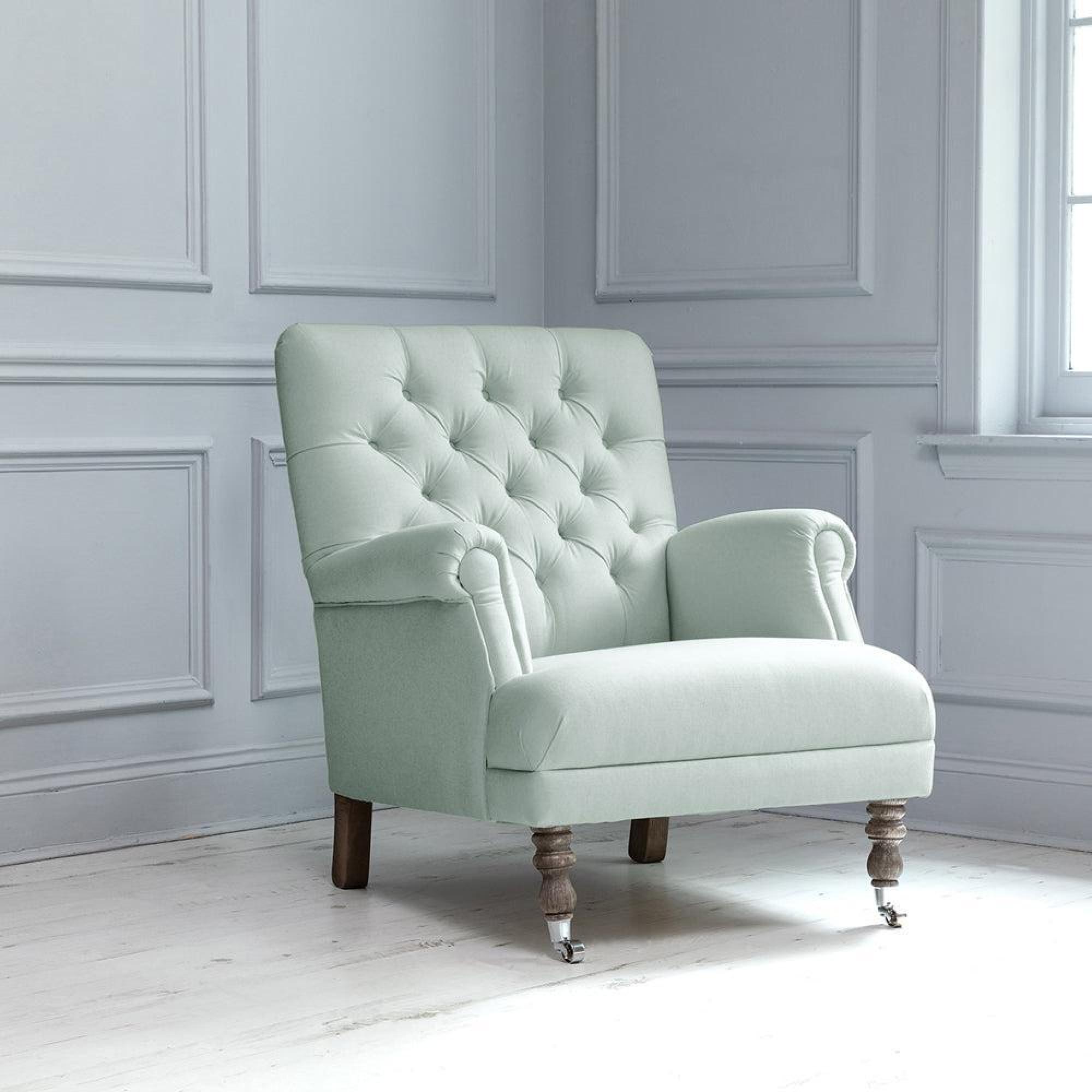 Product photograph of Voyage Maison Tivoli Mineral Cornelius Armchair from Choice Furniture Superstore.