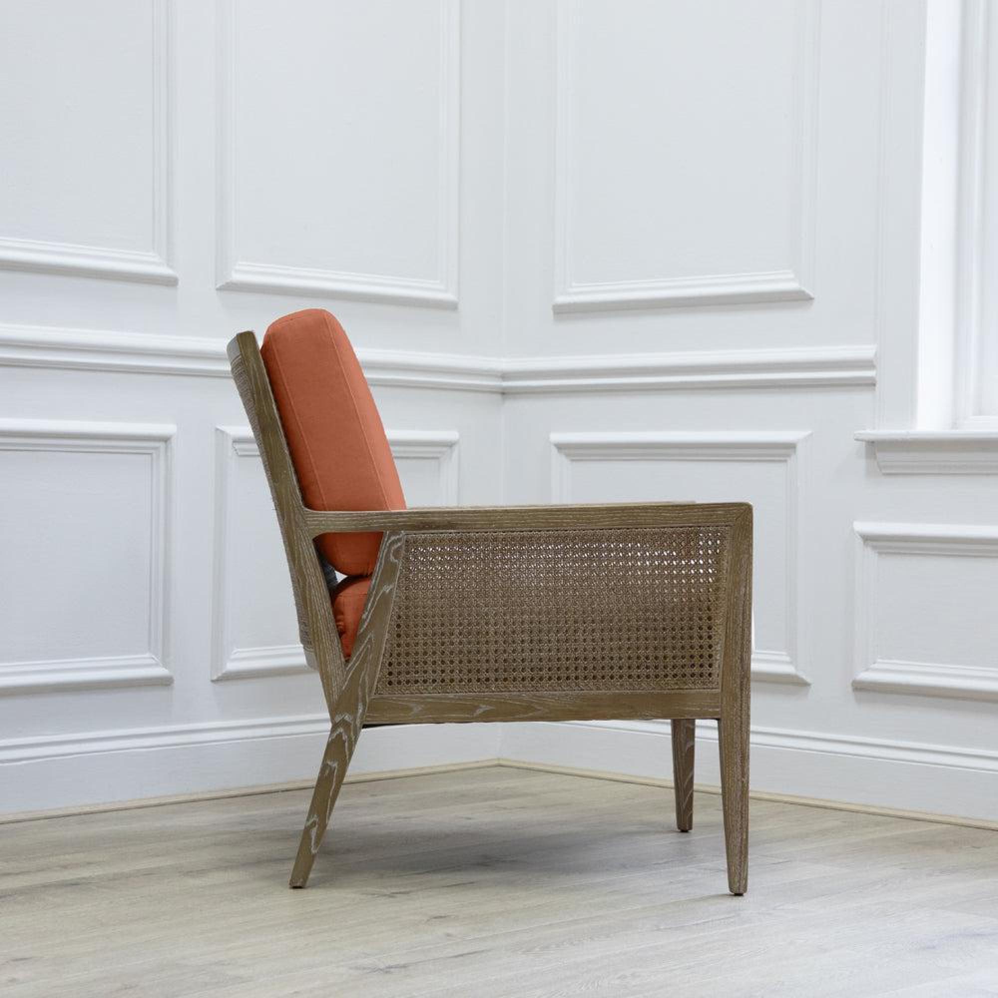 Product photograph of Voyage Maison Tivoli Rust Kirsi Armchair from Choice Furniture Superstore.