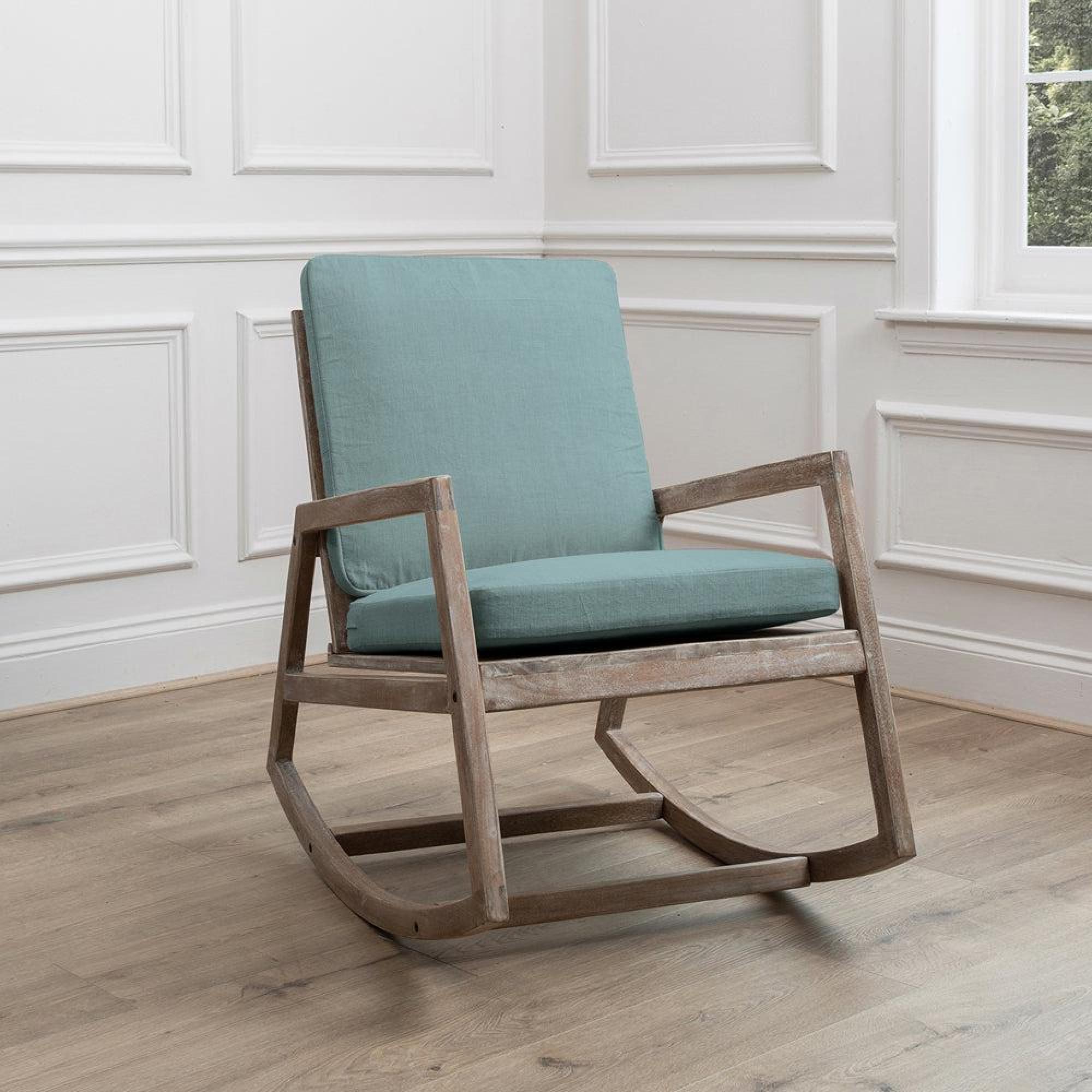 Product photograph of Voyage Maison Tivoli Ocean Mango Wood Jonas Armchair from Choice Furniture Superstore.