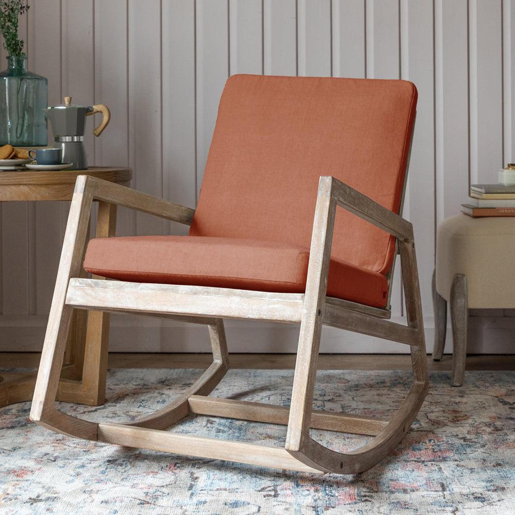 Product photograph of Voyage Maison Tivoli Rust Mango Wood Jonas Armchair from Choice Furniture Superstore.