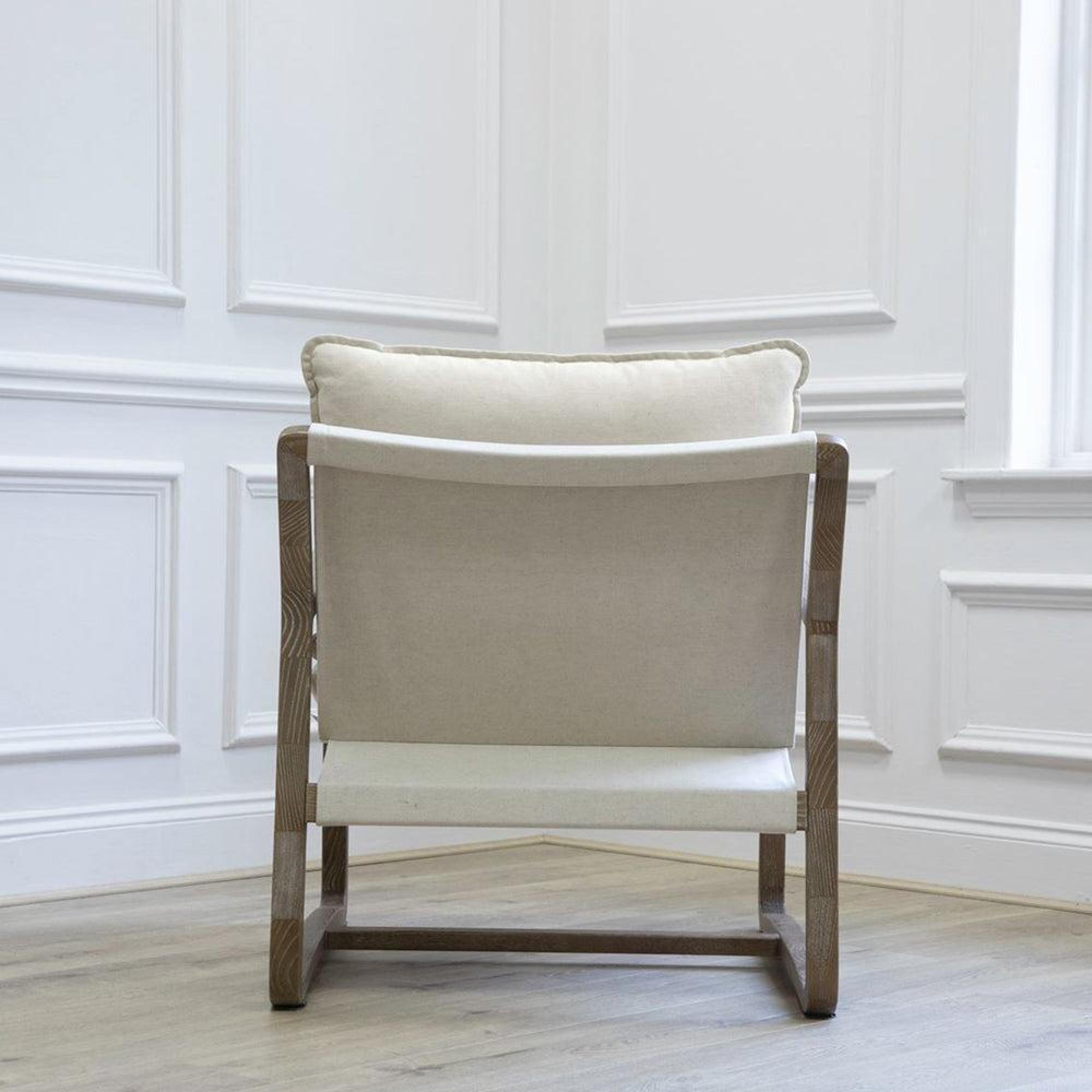 Product photograph of Voyage Maison Tivoli Linen Solid Wood Elias Armchair from Choice Furniture Superstore.