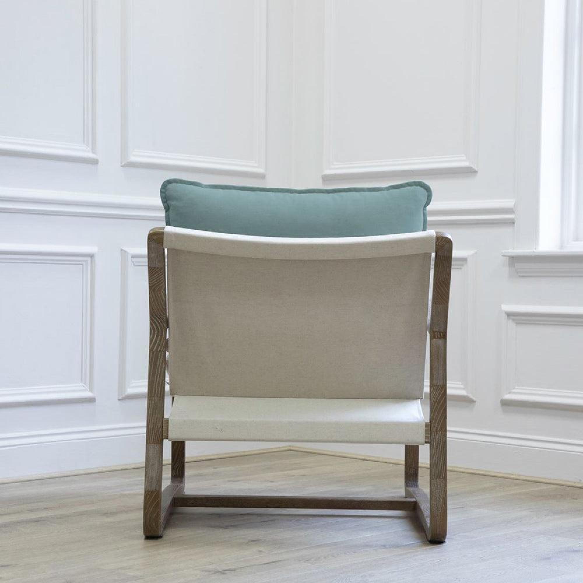 Product photograph of Voyage Maison Tivoli Ocean Solid Wood Elias Armchair from Choice Furniture Superstore.