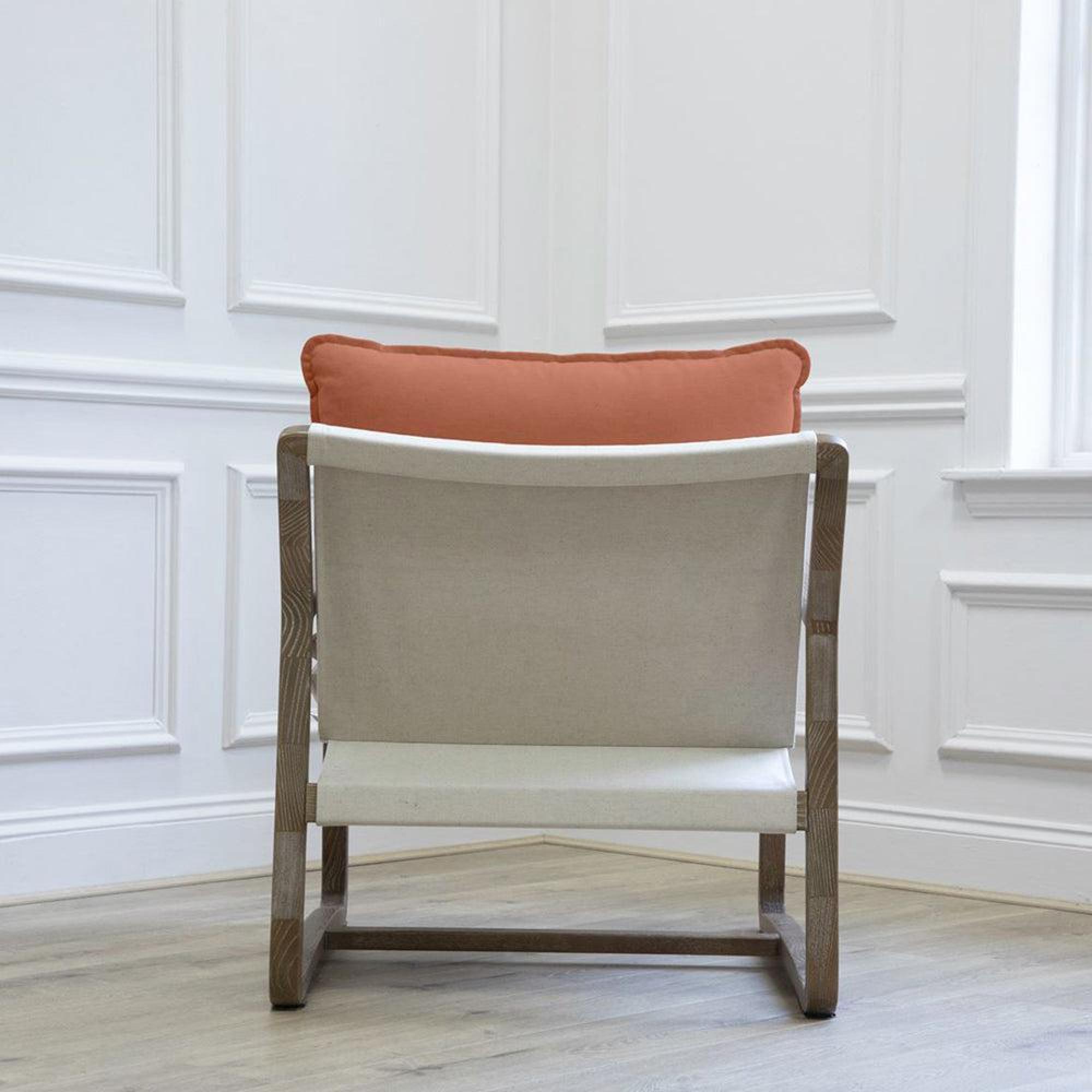 Product photograph of Voyage Maison Tivoli Rust Solid Wood Elias Armchair from Choice Furniture Superstore.