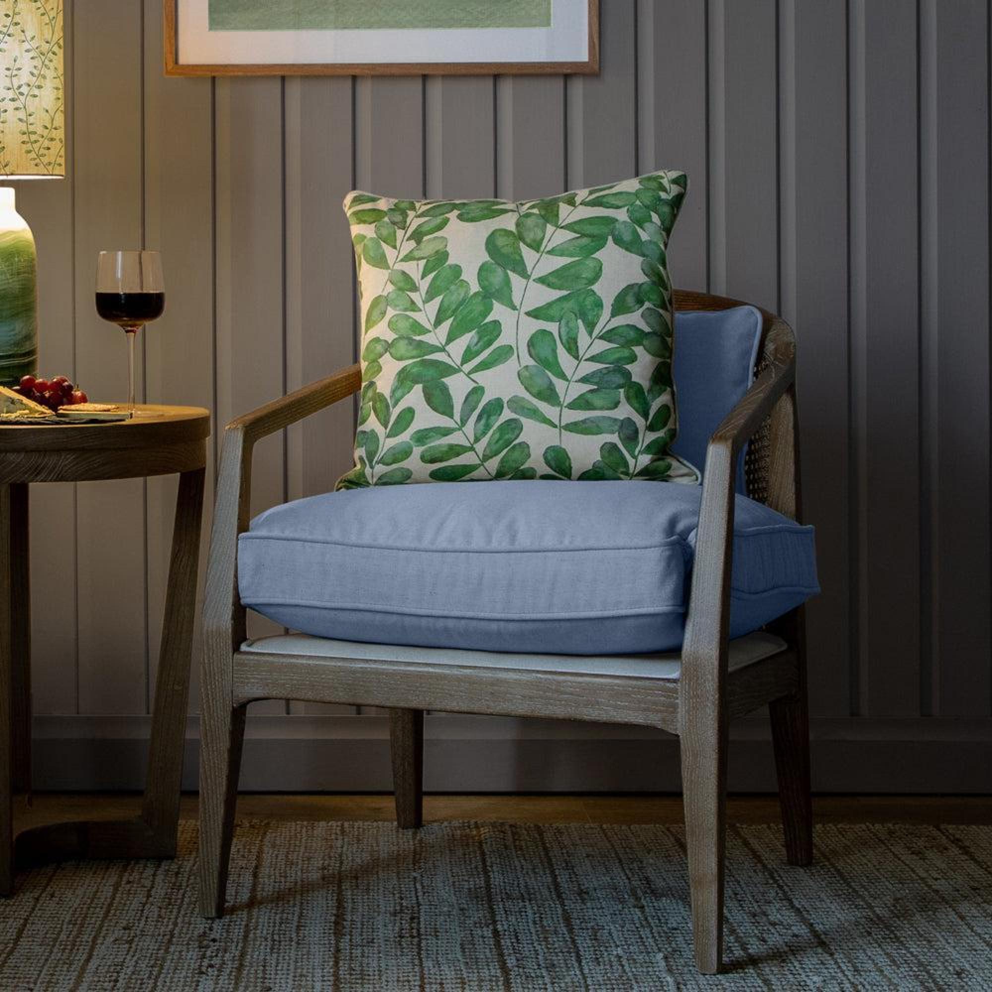 Product photograph of Voyage Maison Tivoli Bluebell Solid Wood Liana Armchair from Choice Furniture Superstore.