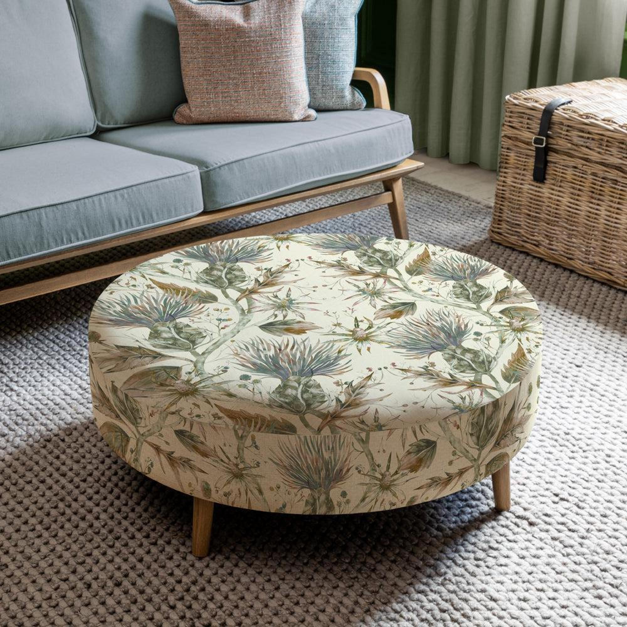 Product photograph of Voyage Maison Varys Auburn Petra Large Footstool from Choice Furniture Superstore.