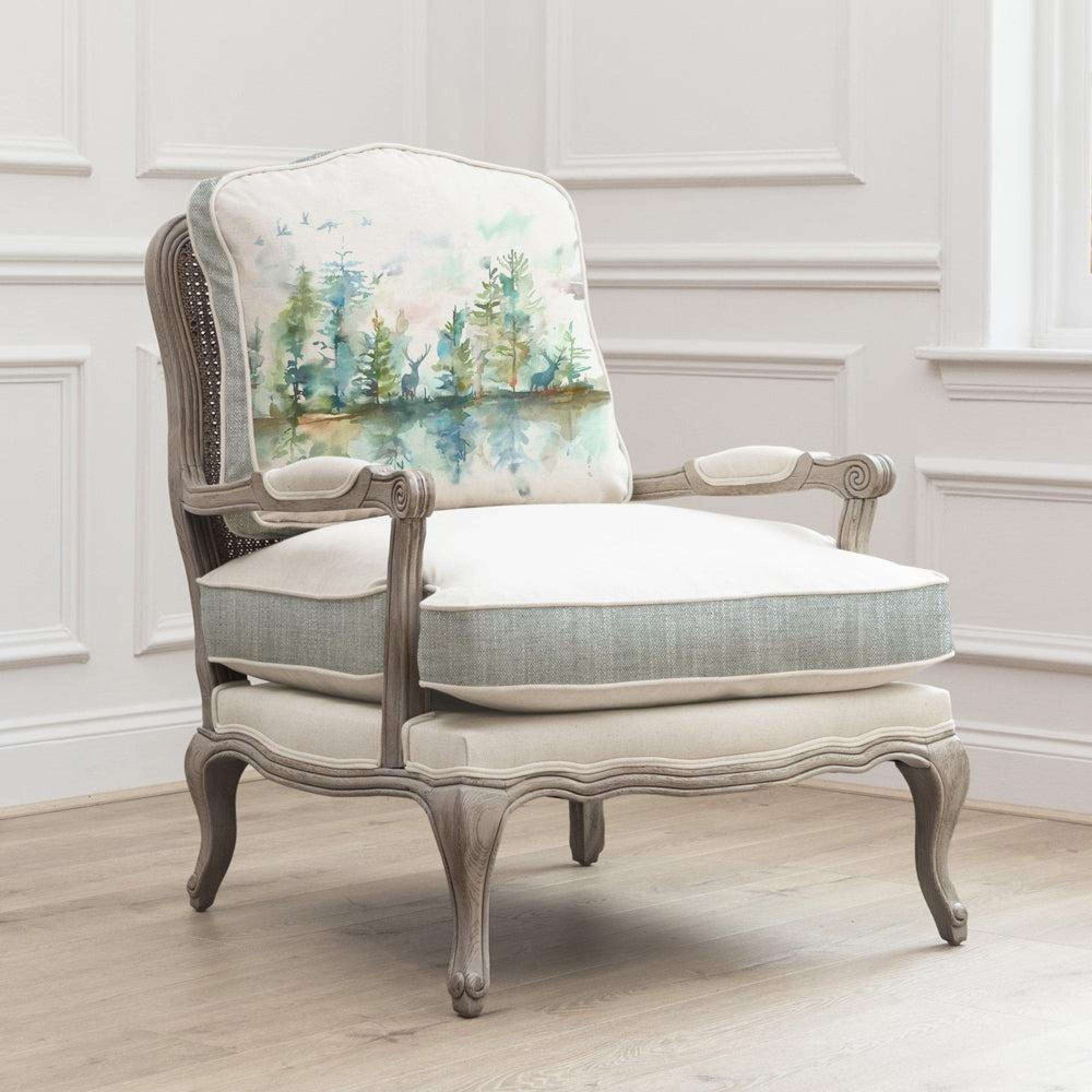 Product photograph of Voyage Maison Wilderness Florence Topaz Stone Armchair from Choice Furniture Superstore.