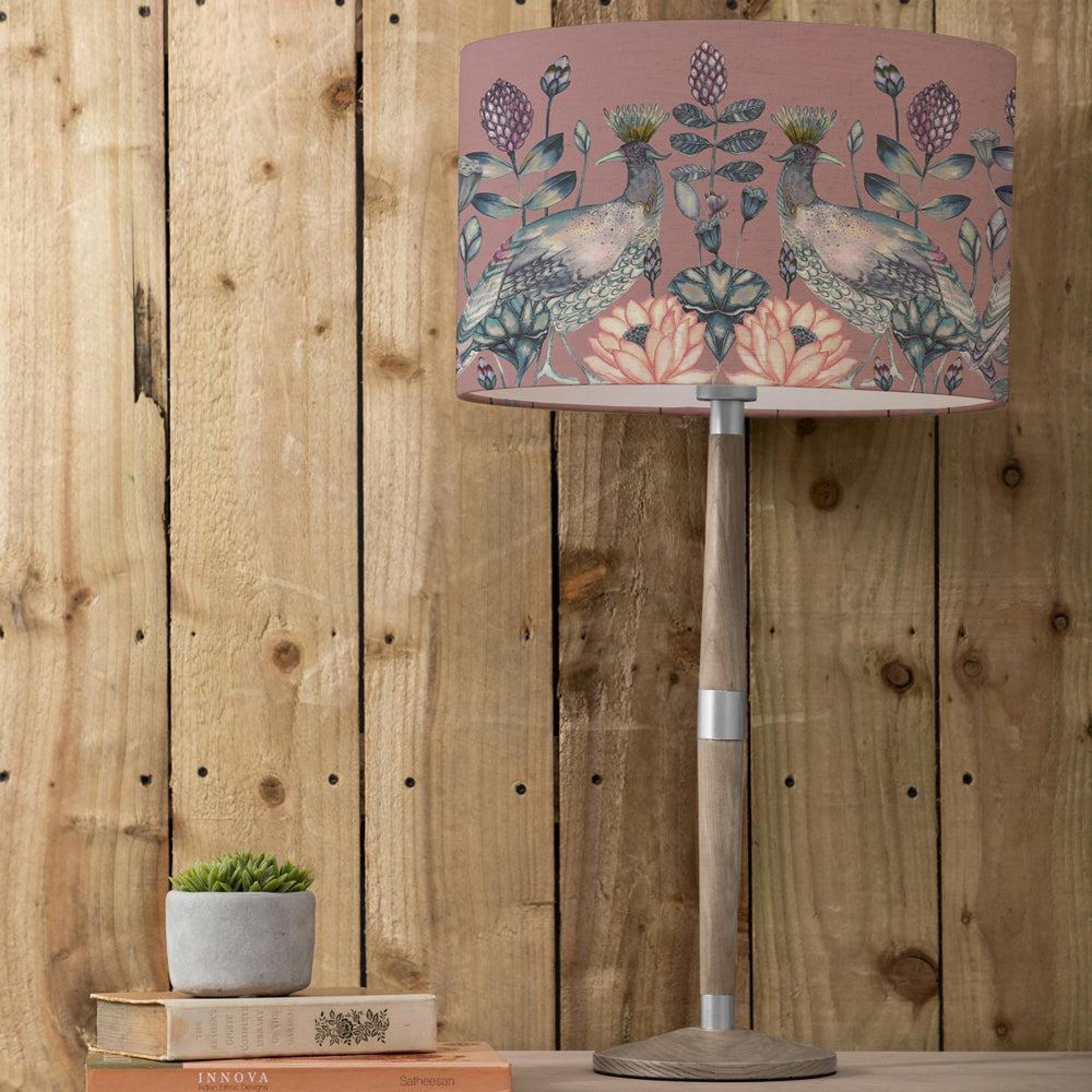 Product photograph of Voyage Maison Ahura Eva Solensis Mauve Complete Table Lamp from Choice Furniture Superstore.