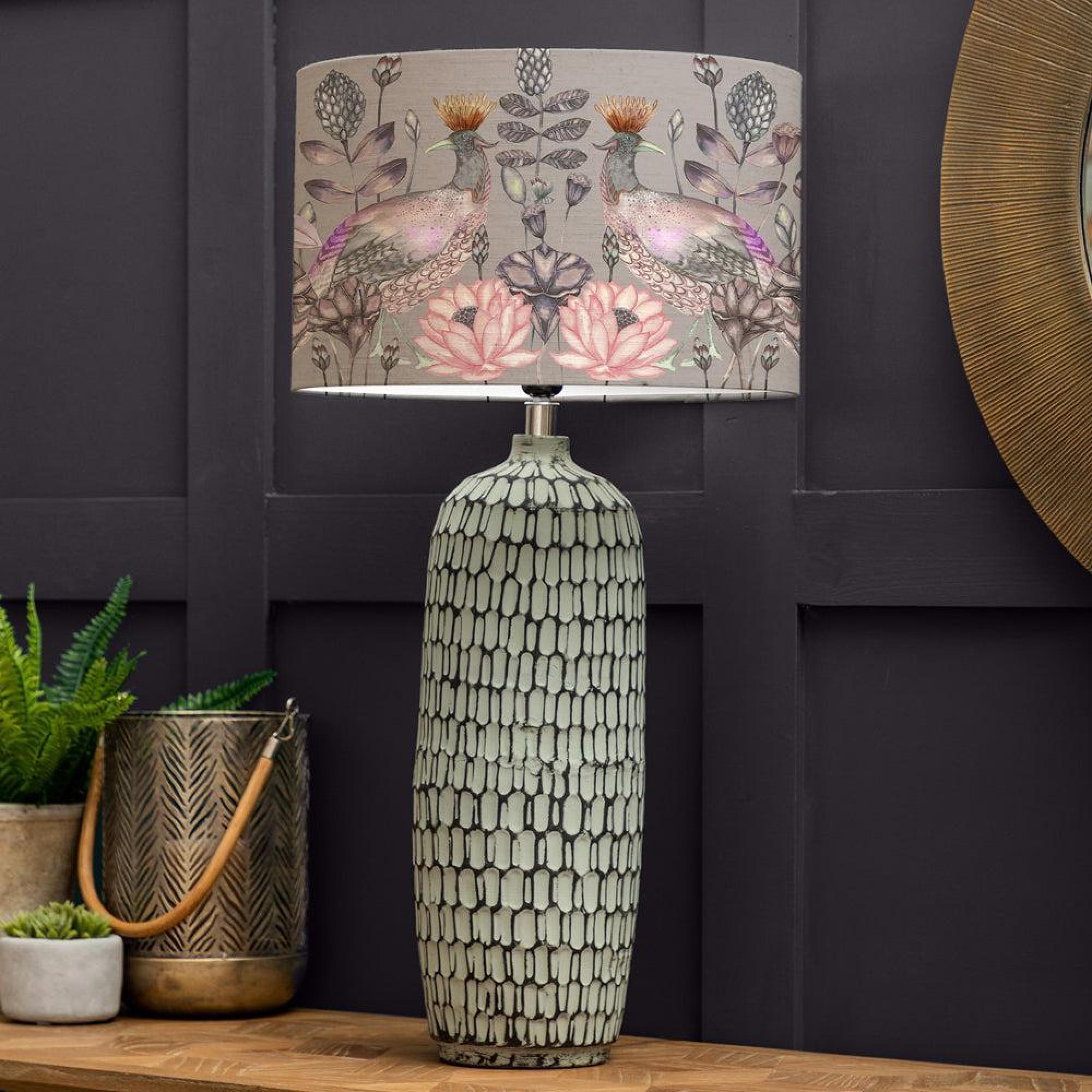 Product photograph of Voyage Maison Ahura Eva Stornoway Mauve Complete Table Lamp from Choice Furniture Superstore.