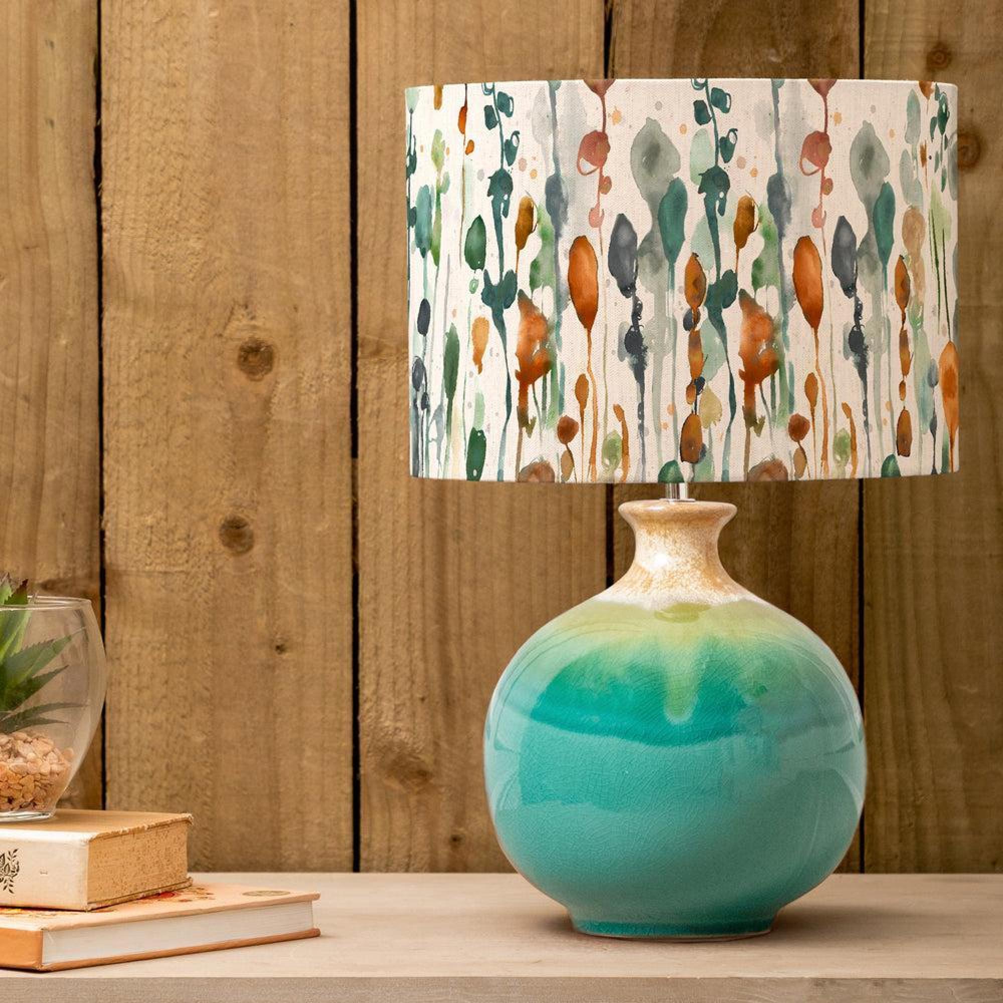 Product photograph of Voyage Maison Arley Eva Neso Aqua And Peridot Complete Table Lamp from Choice Furniture Superstore.