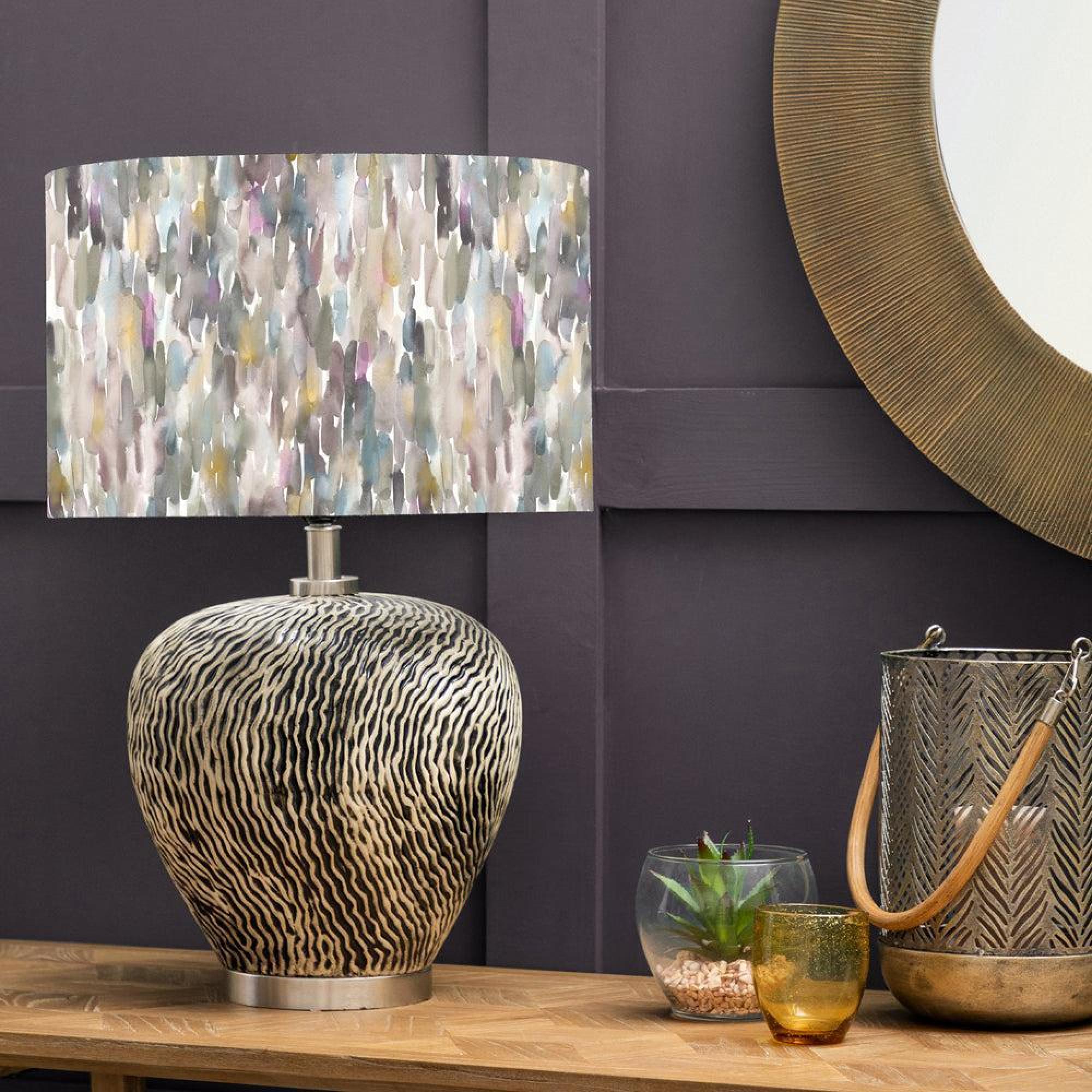 Product photograph of Voyage Maison Azima Eva Alcina Grey And Ironstone Complete Table Lamp from Choice Furniture Superstore.