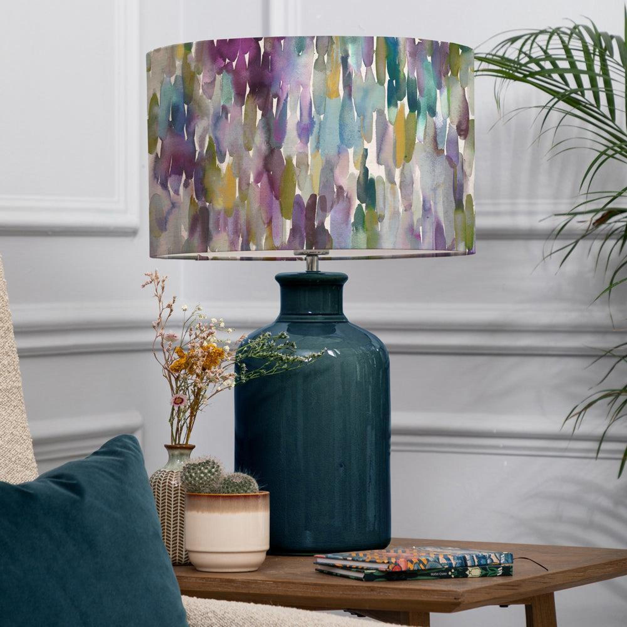 Product photograph of Voyage Maison Azima Eva Elspeth Aqua And Indigo Complete Table Lamp from Choice Furniture Superstore.