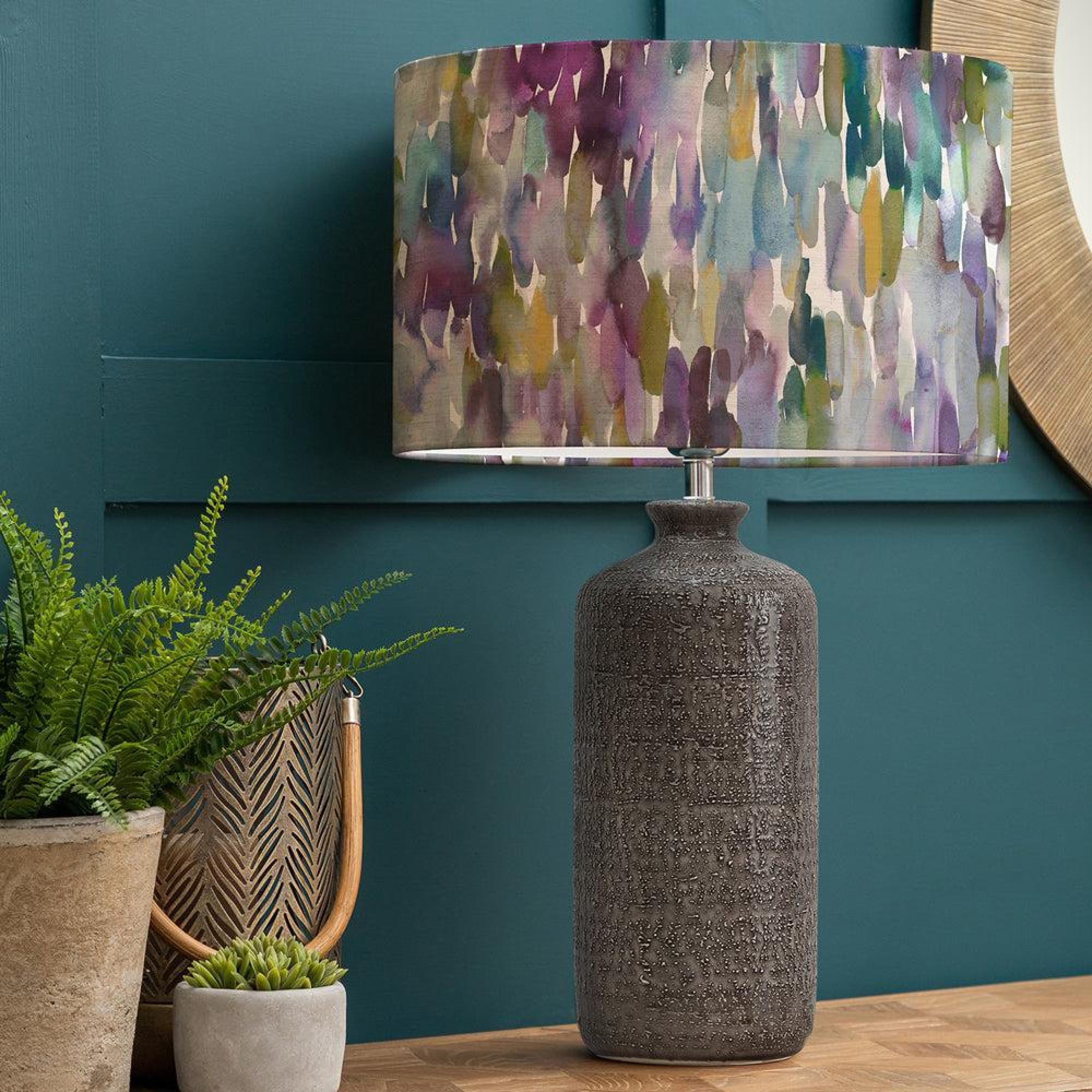 Product photograph of Voyage Maison Azima Eva Inopia Grey And Indigo Complete Table Lamp from Choice Furniture Superstore.