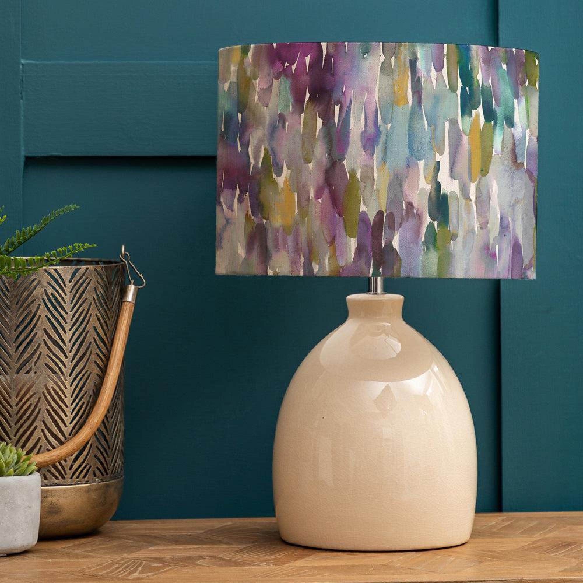 Product photograph of Voyage Maison Azima Eva Leura Cream And Indigo Complete Table Lamp from Choice Furniture Superstore.