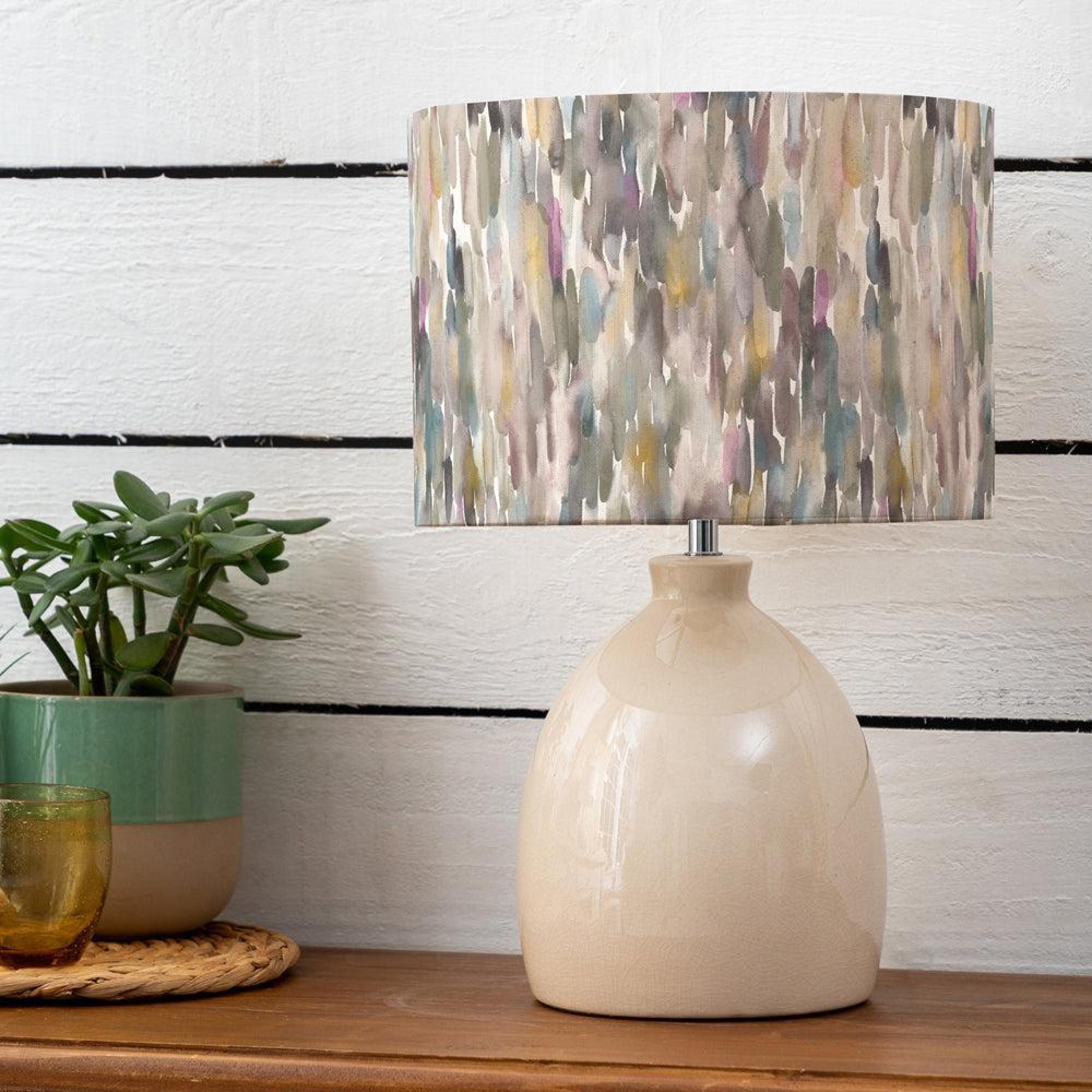 Product photograph of Voyage Maison Azima Eva Leura Cream And Ironstone Complete Table Lamp from Choice Furniture Superstore.