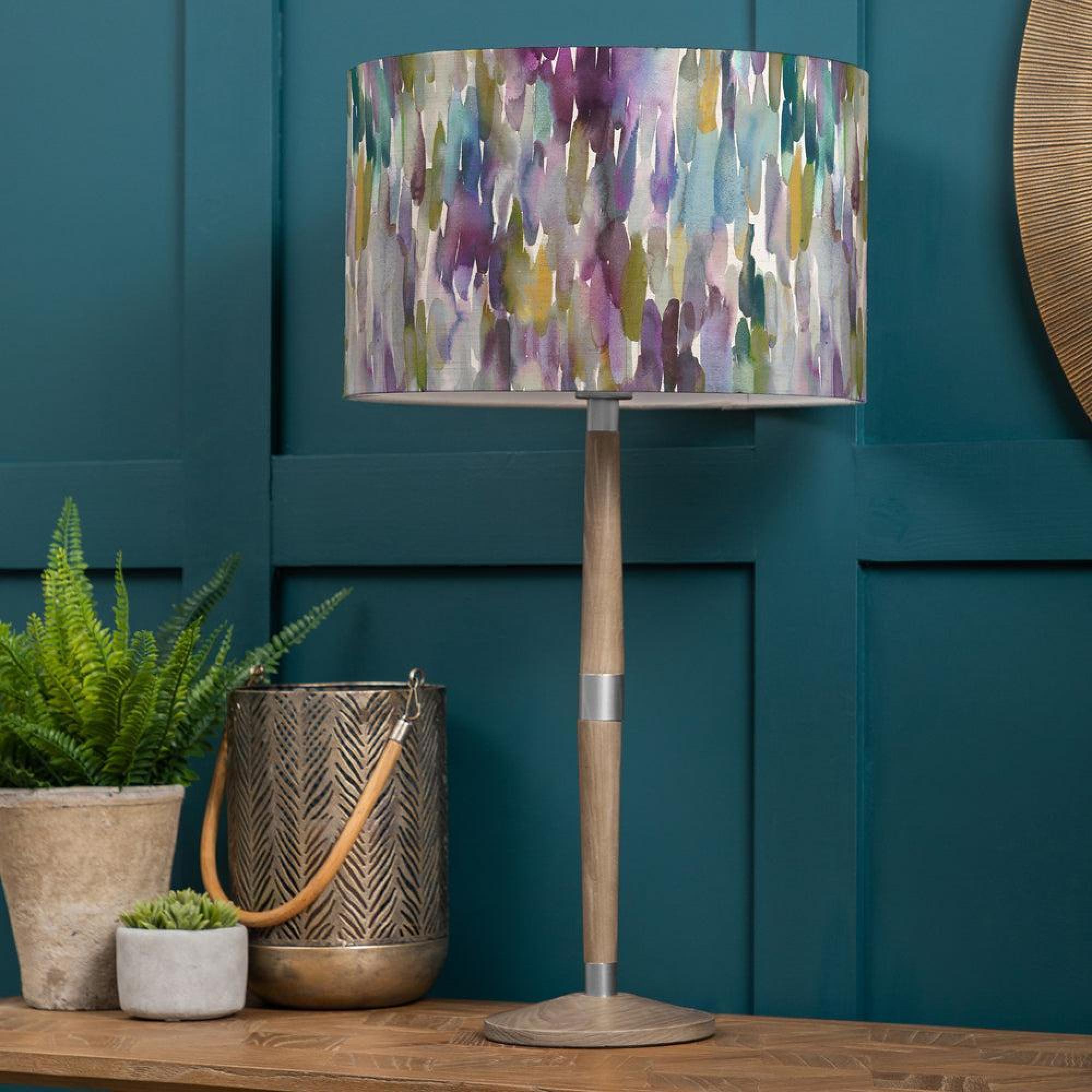 Product photograph of Voyage Maison Azima Eva Solensis Grey And Indigo Complete Table Lamp from Choice Furniture Superstore.