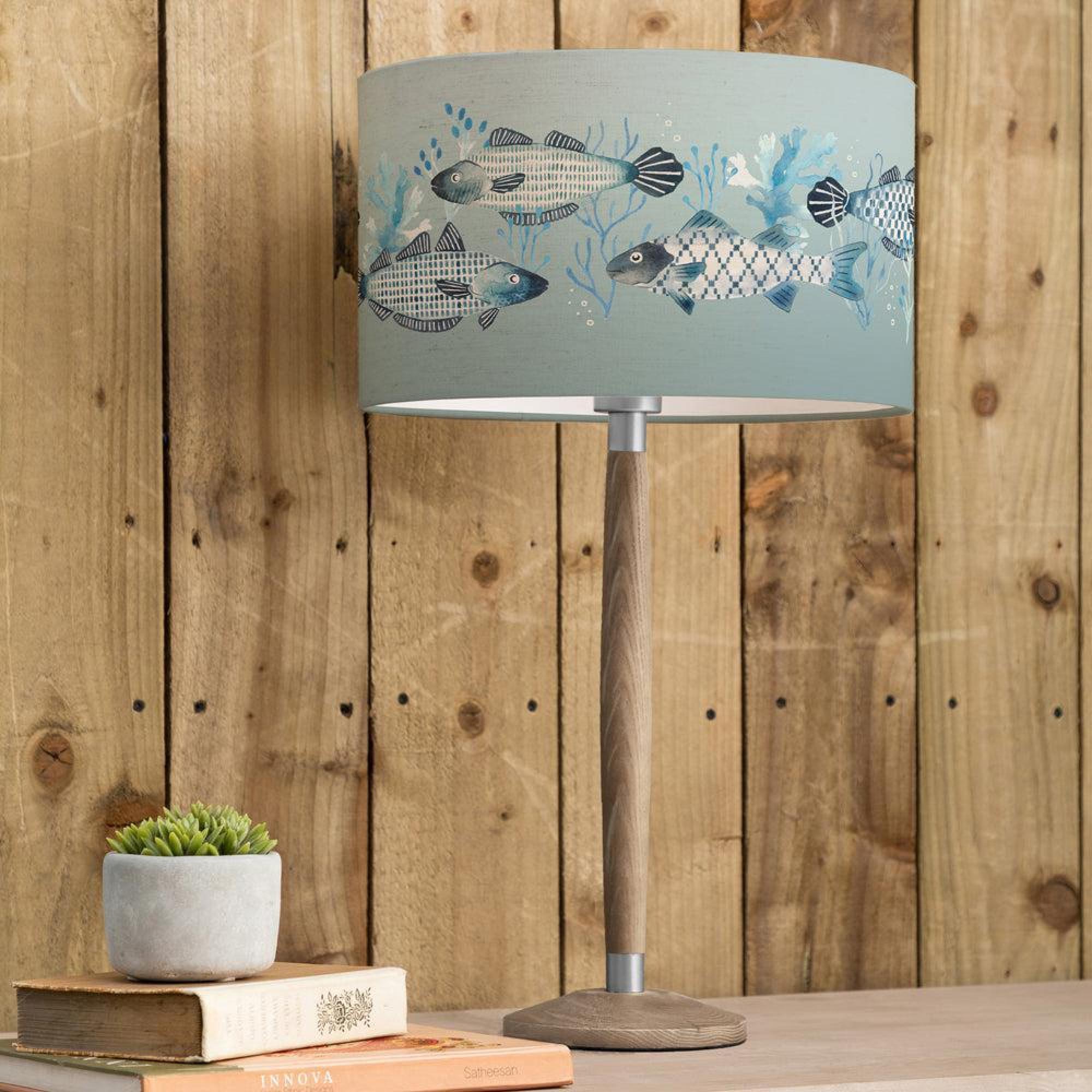 Product photograph of Voyage Maison Barbeau Eva Solensis Seafoam Complete Table Lamp from Choice Furniture Superstore.