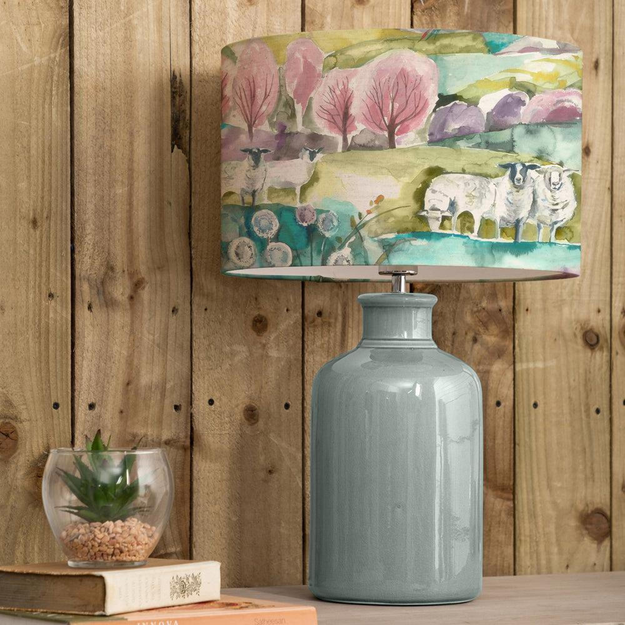 Product photograph of Voyage Maison Buttermere Eva Elspeth Duck And Linen Complete Table Lamp from Choice Furniture Superstore.