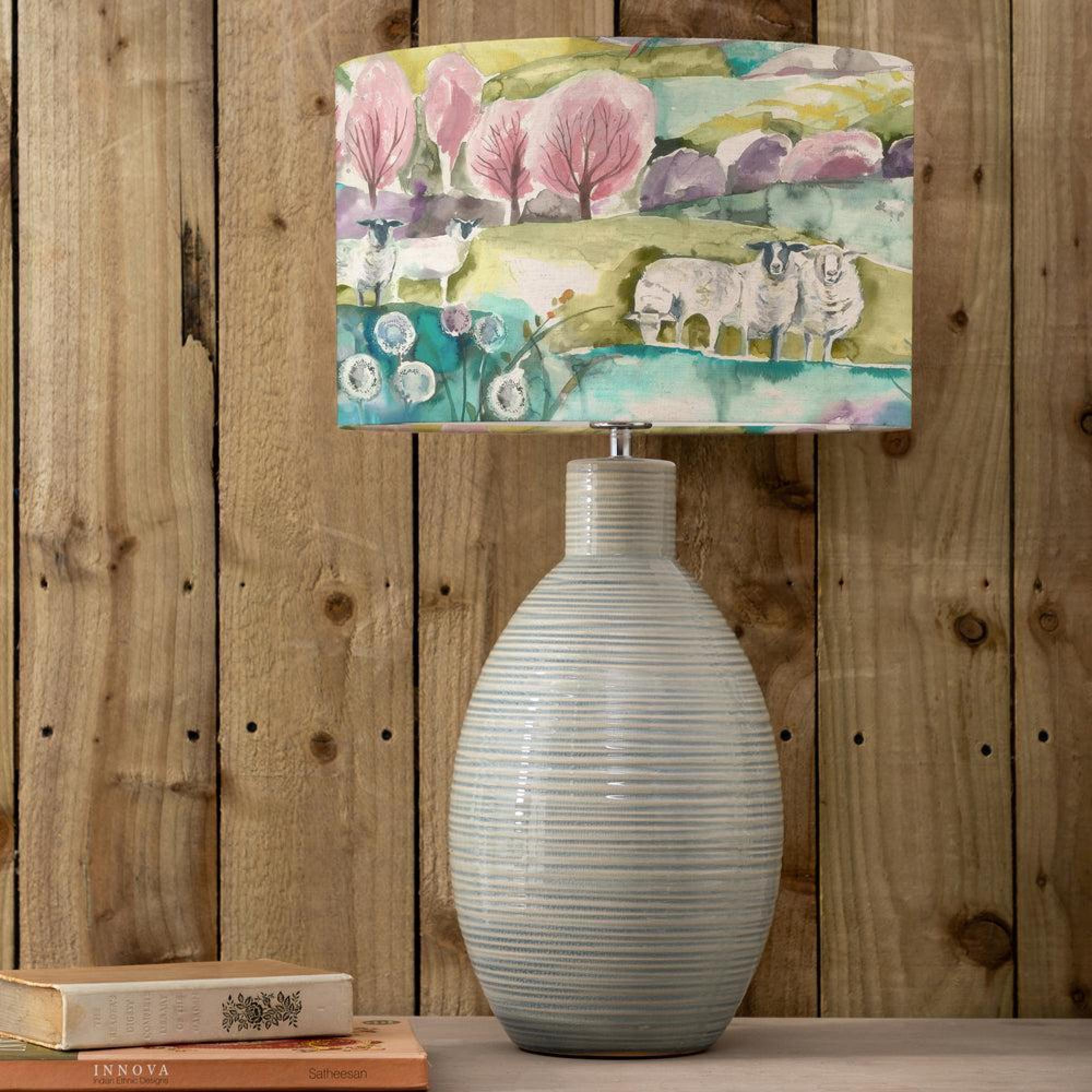 Product photograph of Voyage Maison Buttermere Eva Epona Duck And Linen Complete Table Lamp from Choice Furniture Superstore.