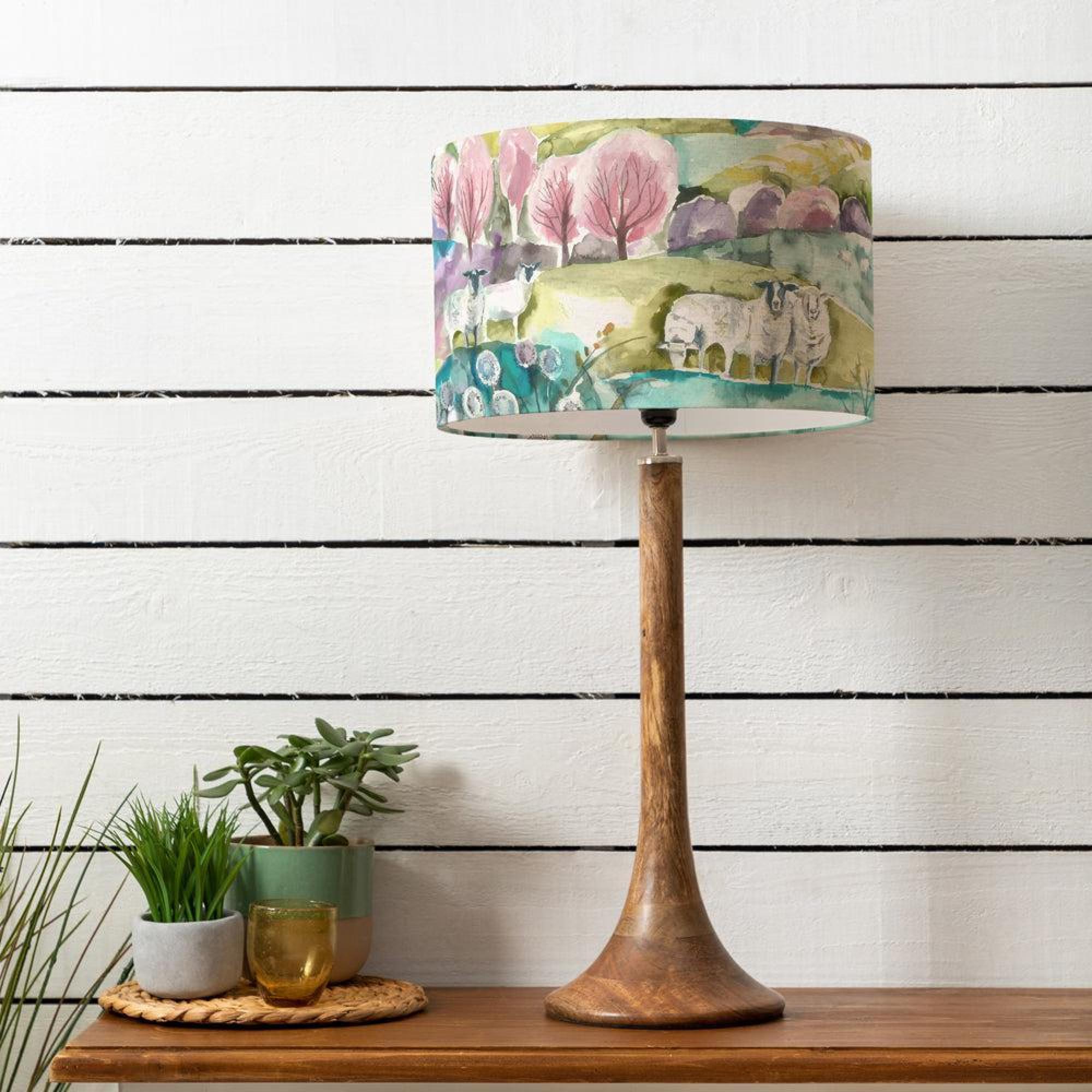 Product photograph of Voyage Maison Buttermere Eva Kinross Mango And Linen Complete Table Lamp from Choice Furniture Superstore.