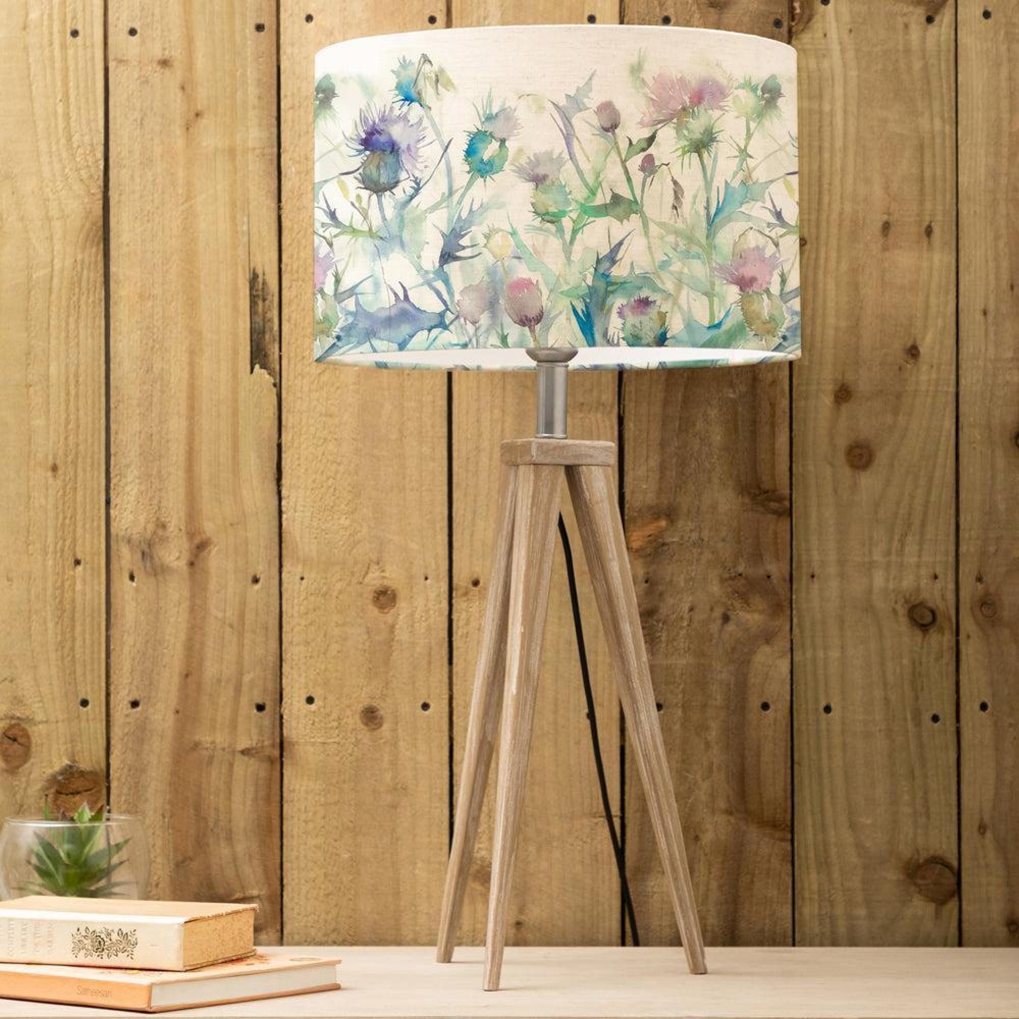 Product photograph of Voyage Maison Cirsium Eva Aratus Grey And Damson Complete Table Lamp from Choice Furniture Superstore.