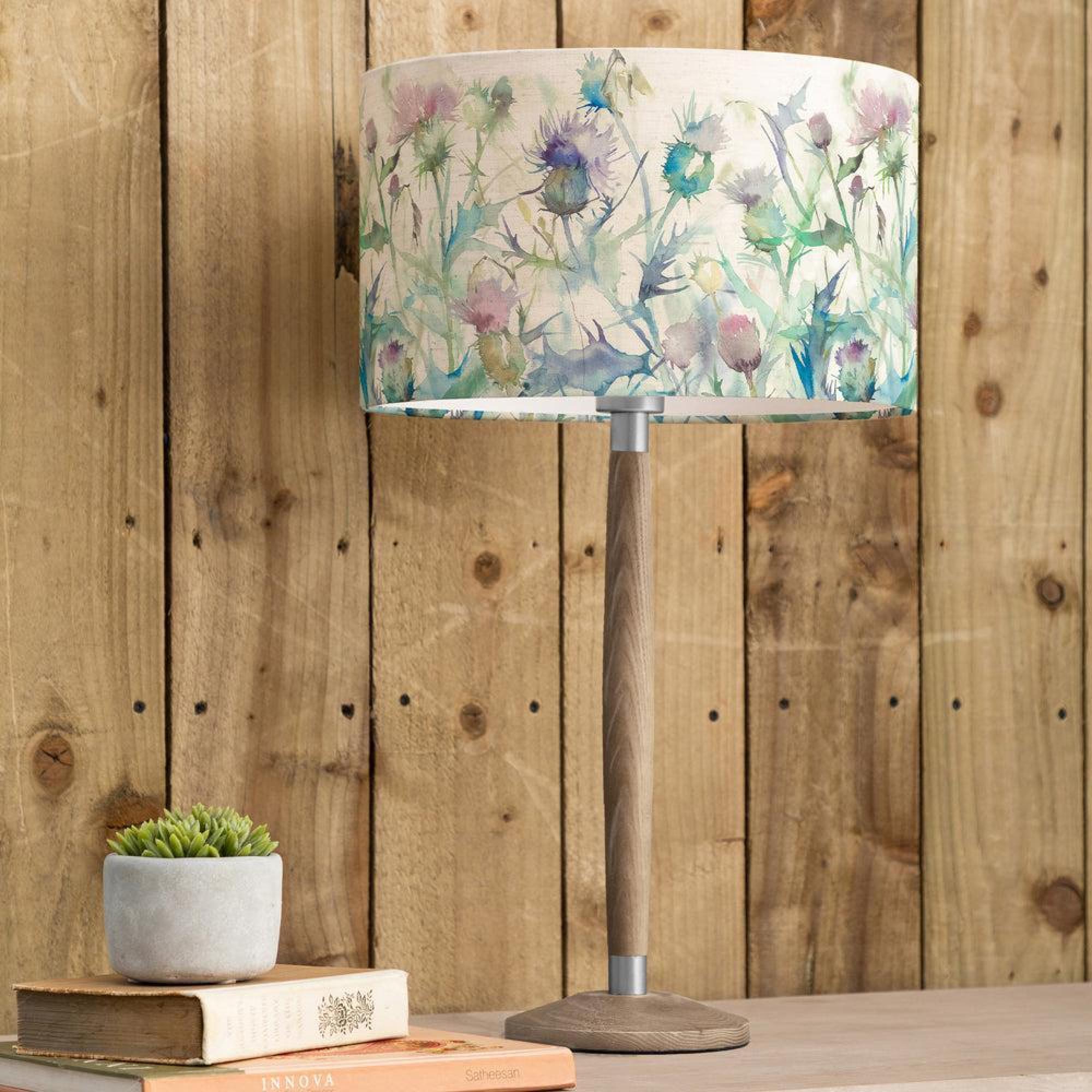 Product photograph of Voyage Maison Cirsium Eva Solensis Damson Complete Table Lamp from Choice Furniture Superstore.